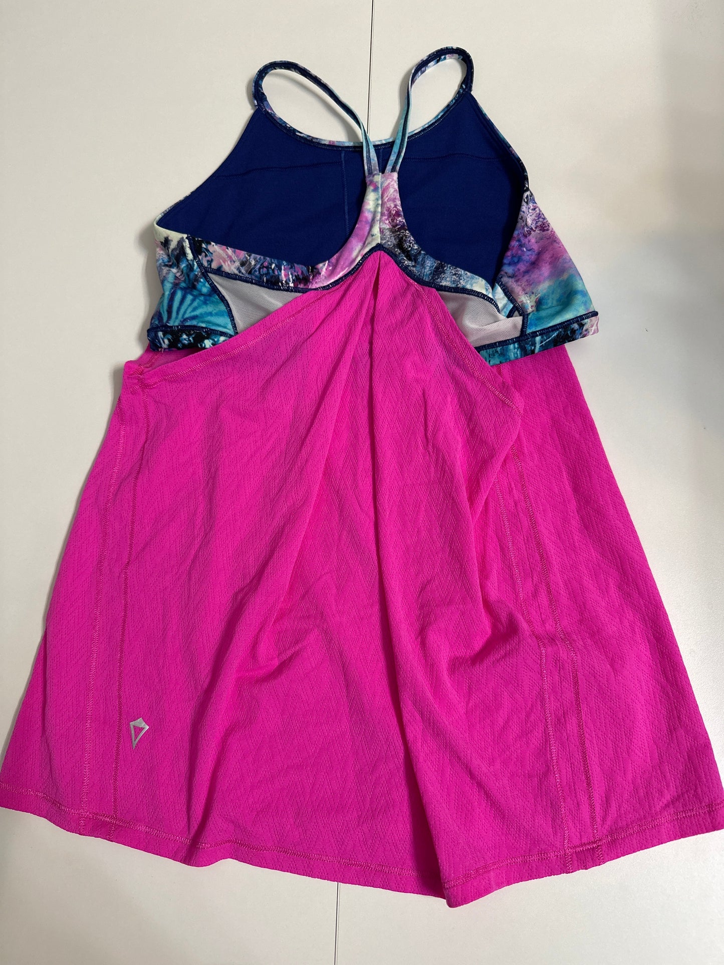 #133 Ivivva Lululemon for Girls Sz 12 Pink Tank Top with Sports Bra