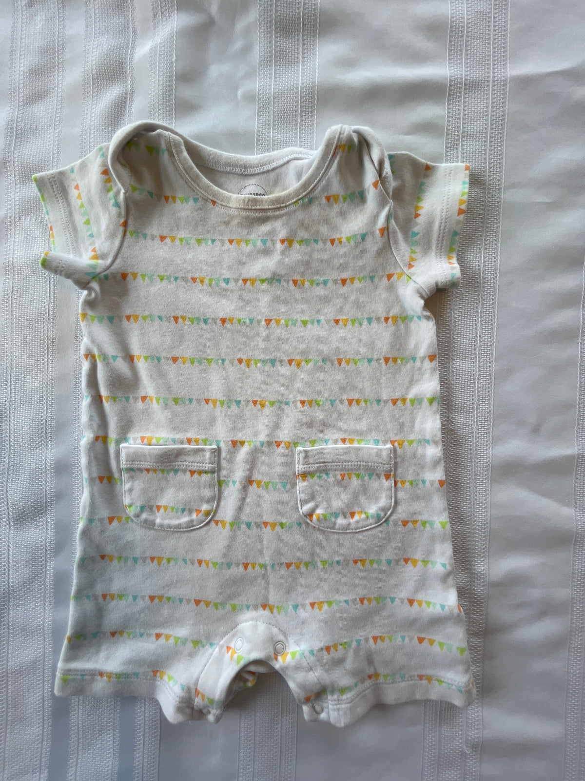 #43 Boys 6-9 mo Gymboree romper EUC