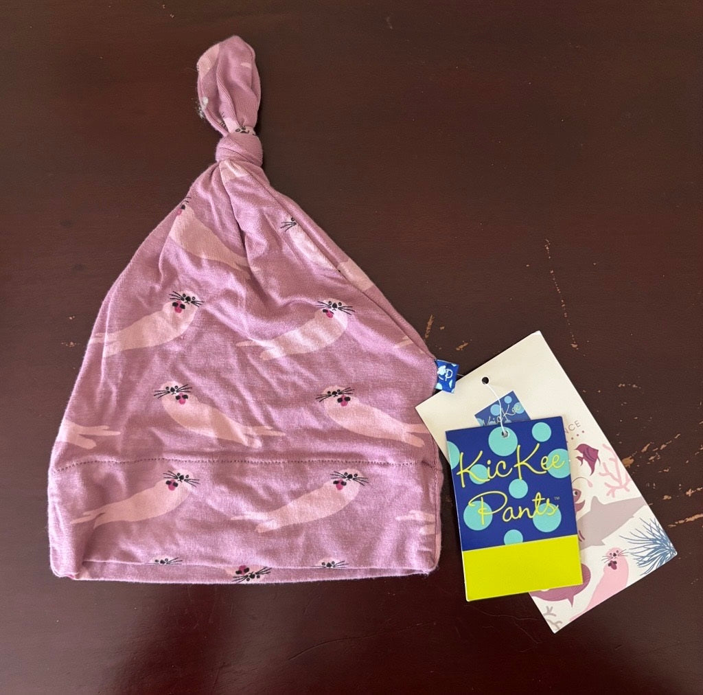 Seller #195 - KicKee Pants Pegasus Sea Otter Knot Hat Size 0-3 M - NWT