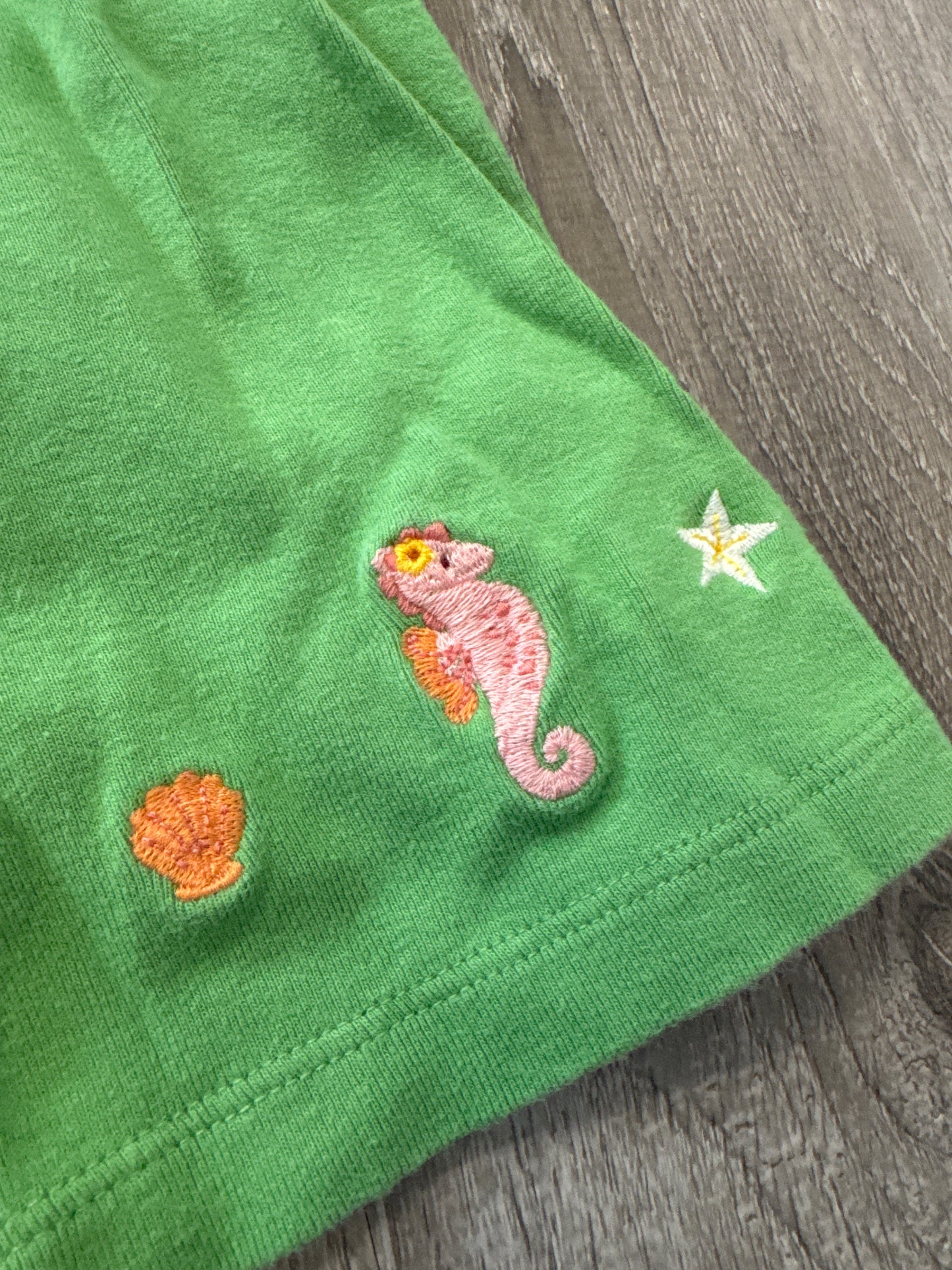 #149 Girls Gymboree Sea Horse top size 5
