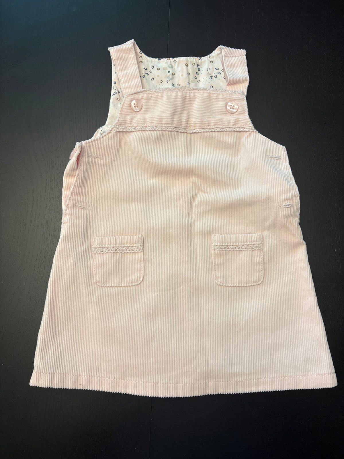 #166 girls Old Navy 6-12mo corduroy jumper