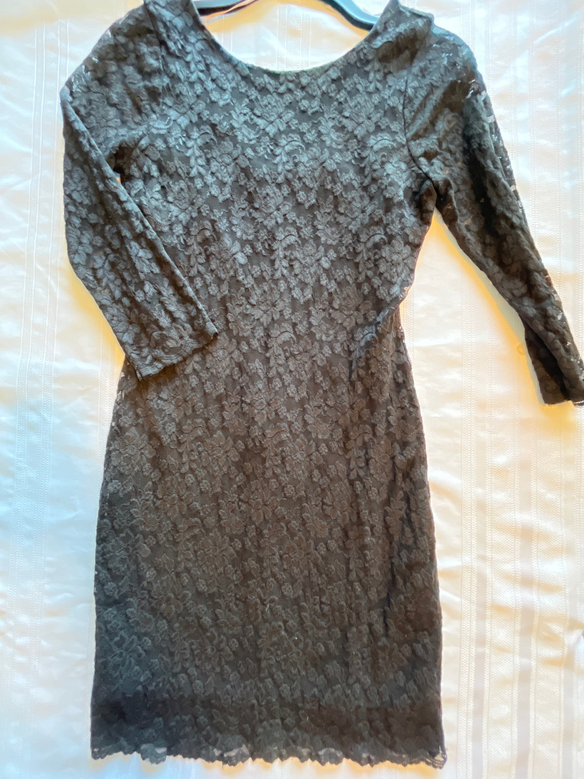 #43 Women’s medium lace black dress VGUC