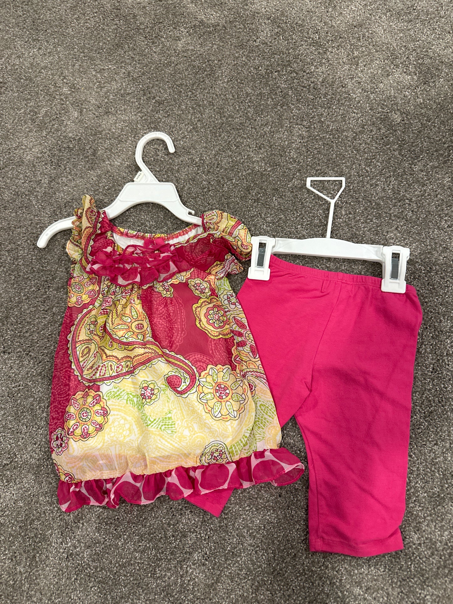 #130 Girls Sz 3T Pinky Boutique Brand Outfit
