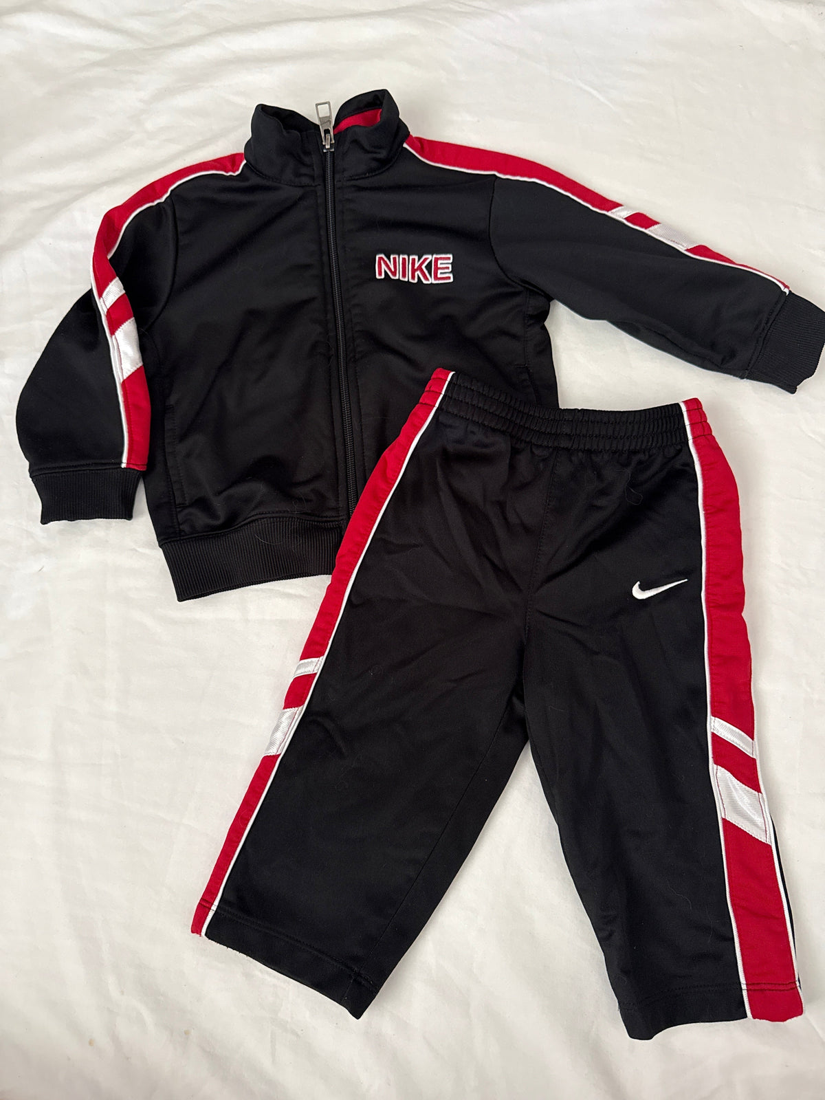 Seller # 19 Nike Track Suit Black and Red Boys 12M
