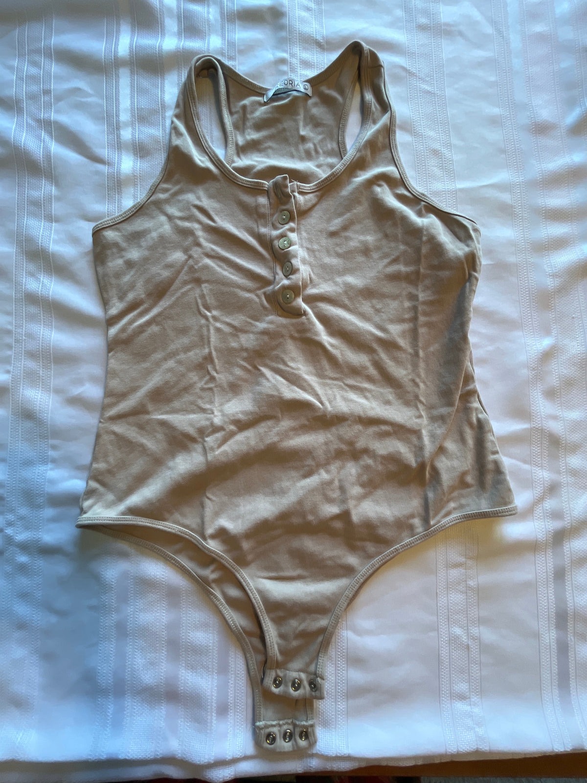 #43 Women’s large racer back body suit EUC