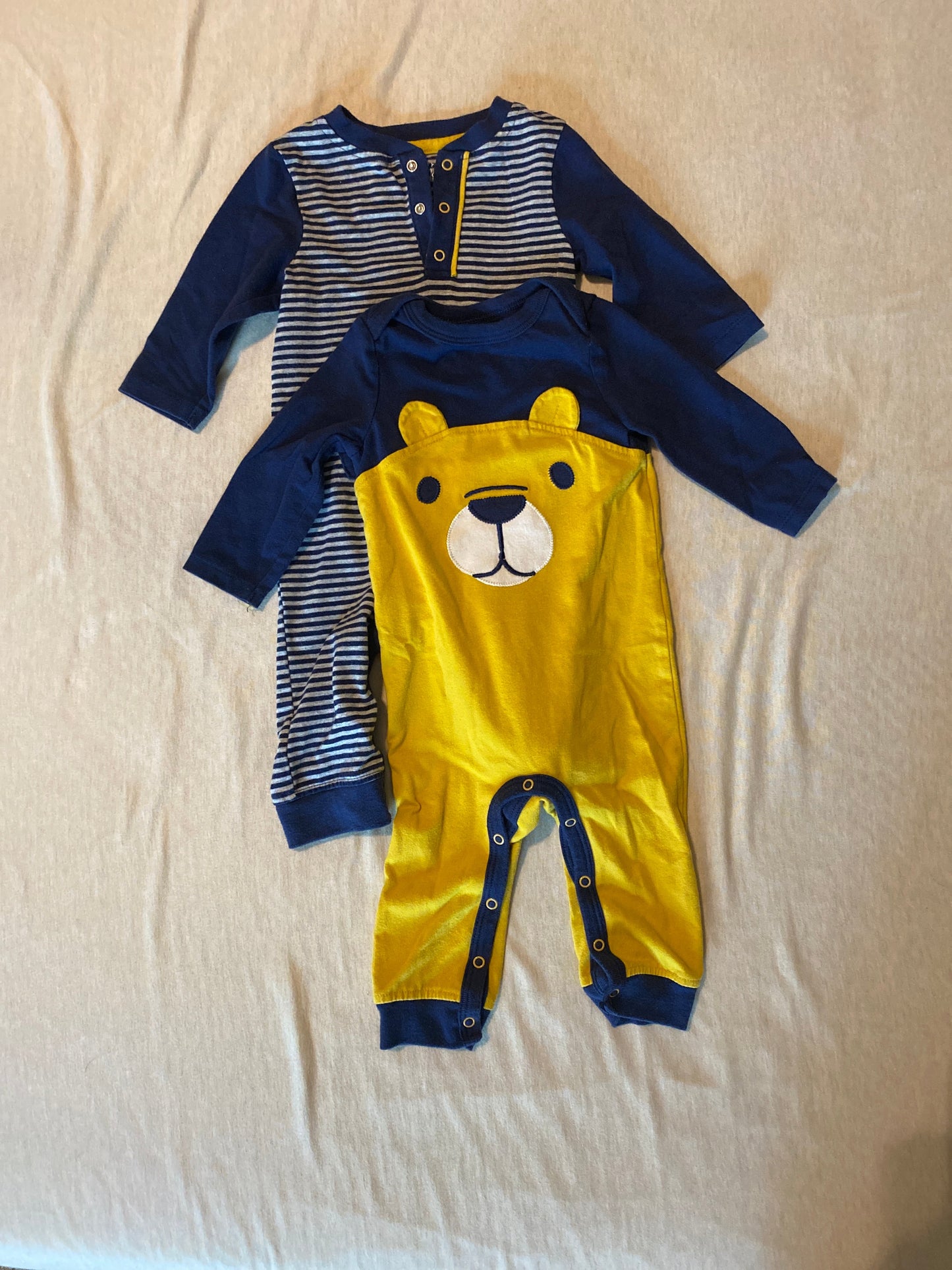 Seller #86 *REDUCED* Boys long rompers (3-6 month)
