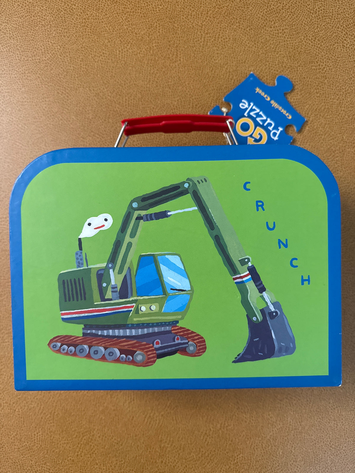 #87 Crocodile creek vehicle puzzles with case (4 puzzles)