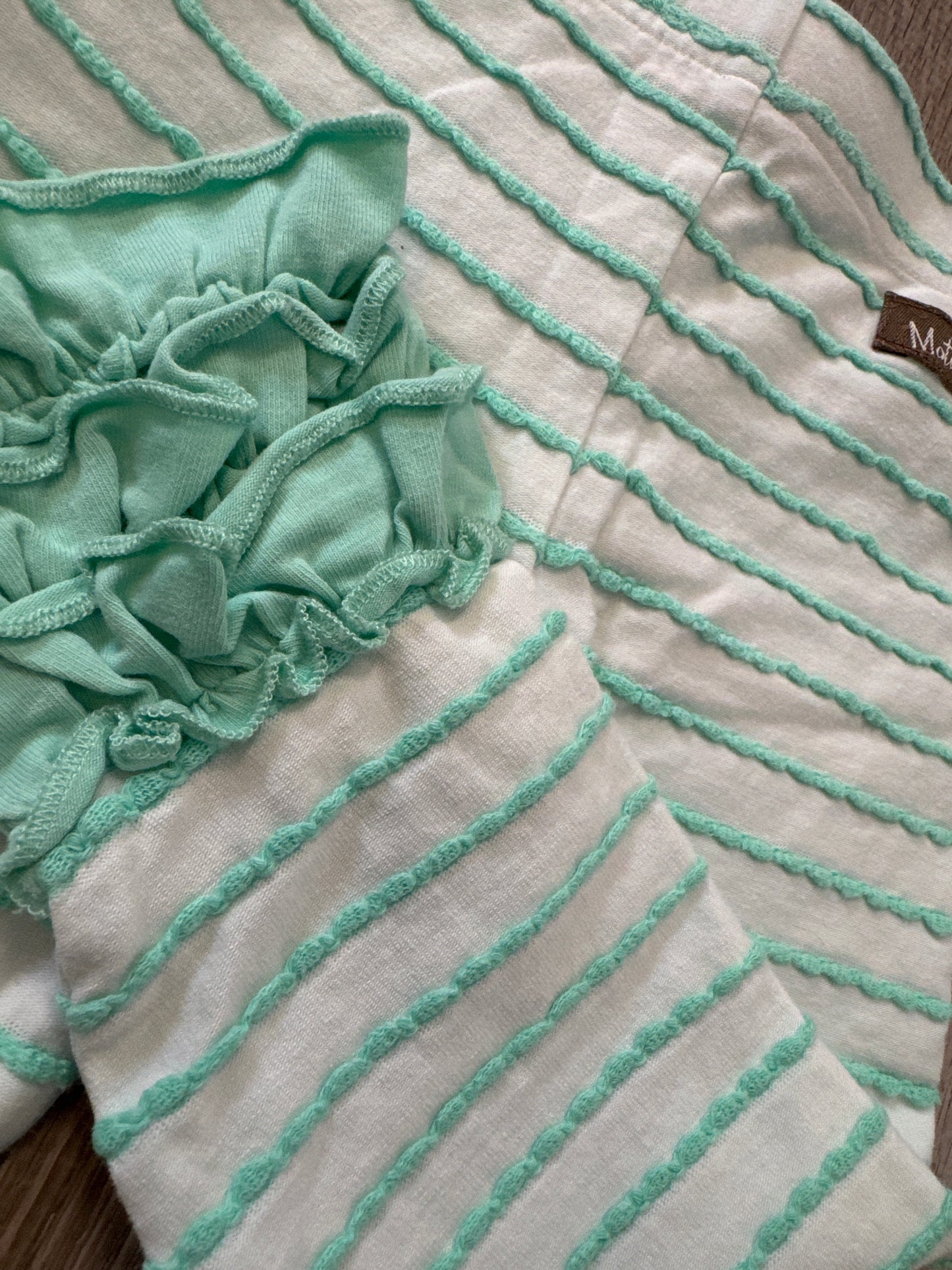 Seller #149 Matilda Jane girls size 2 mint leggings