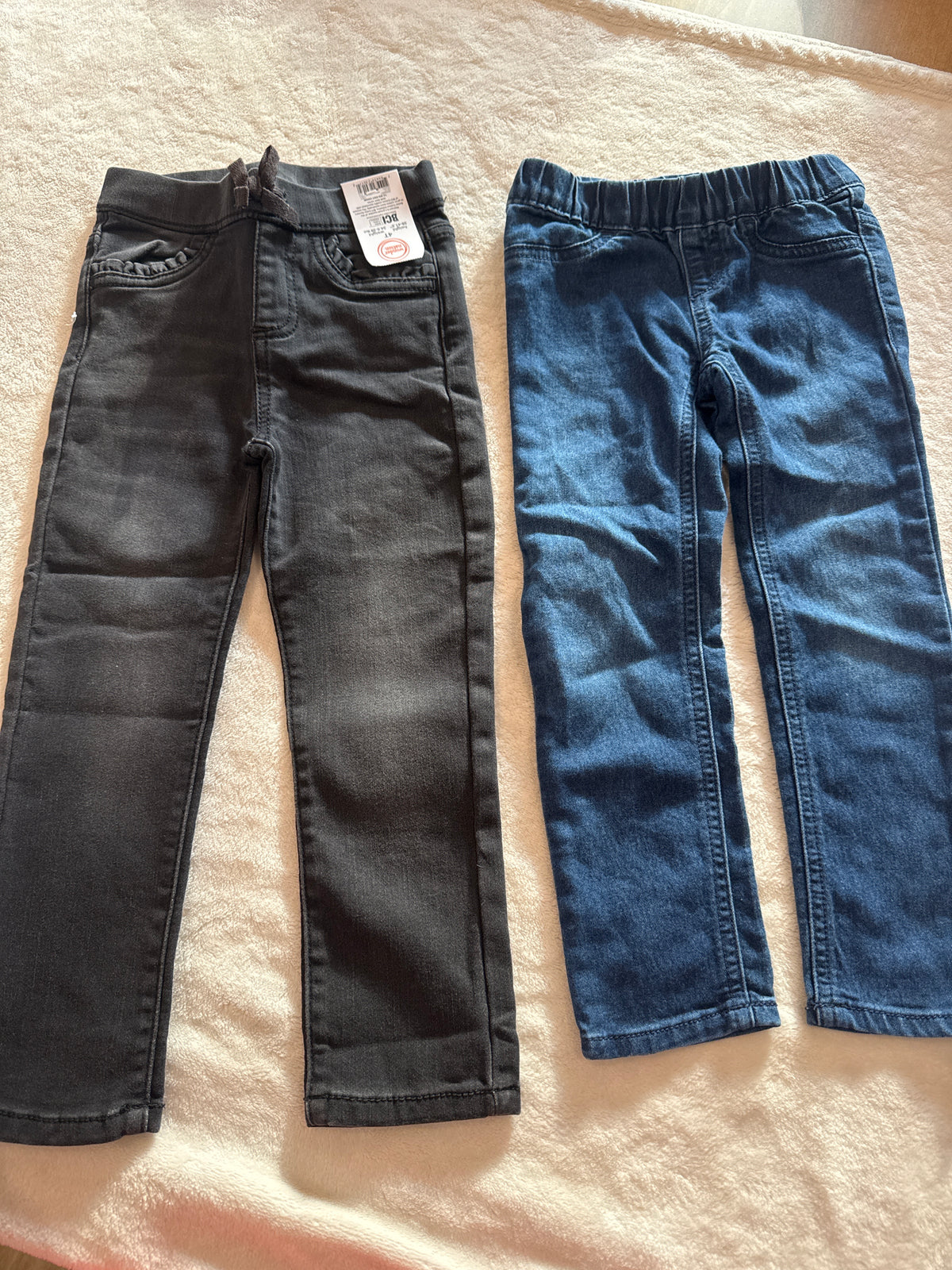 #81 Girls 4T black wonder nation net denim crazy 8