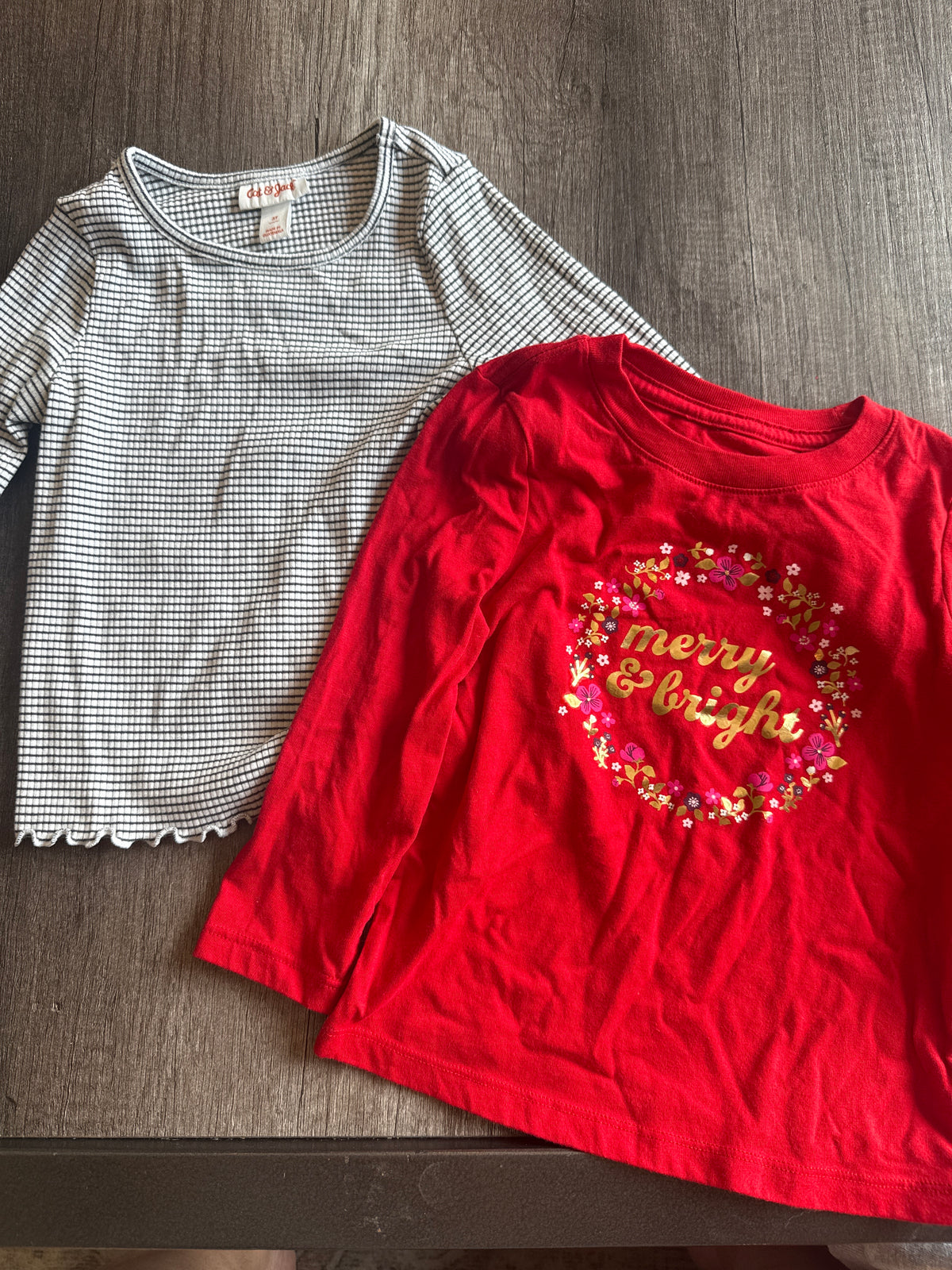 #145- Size 3T long sleeve shirt lot