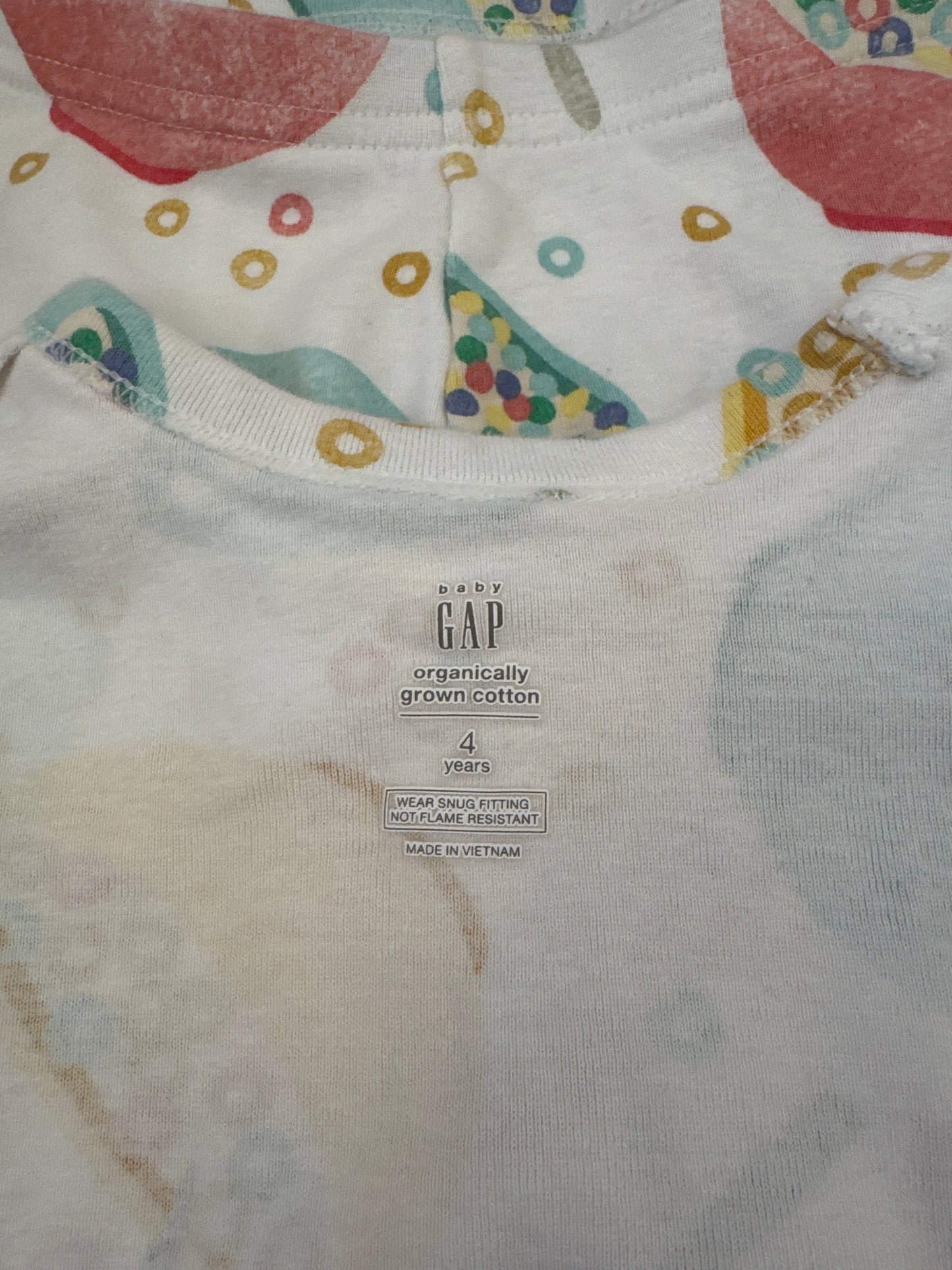 Seller #127 Girls Gap 4T pajamas