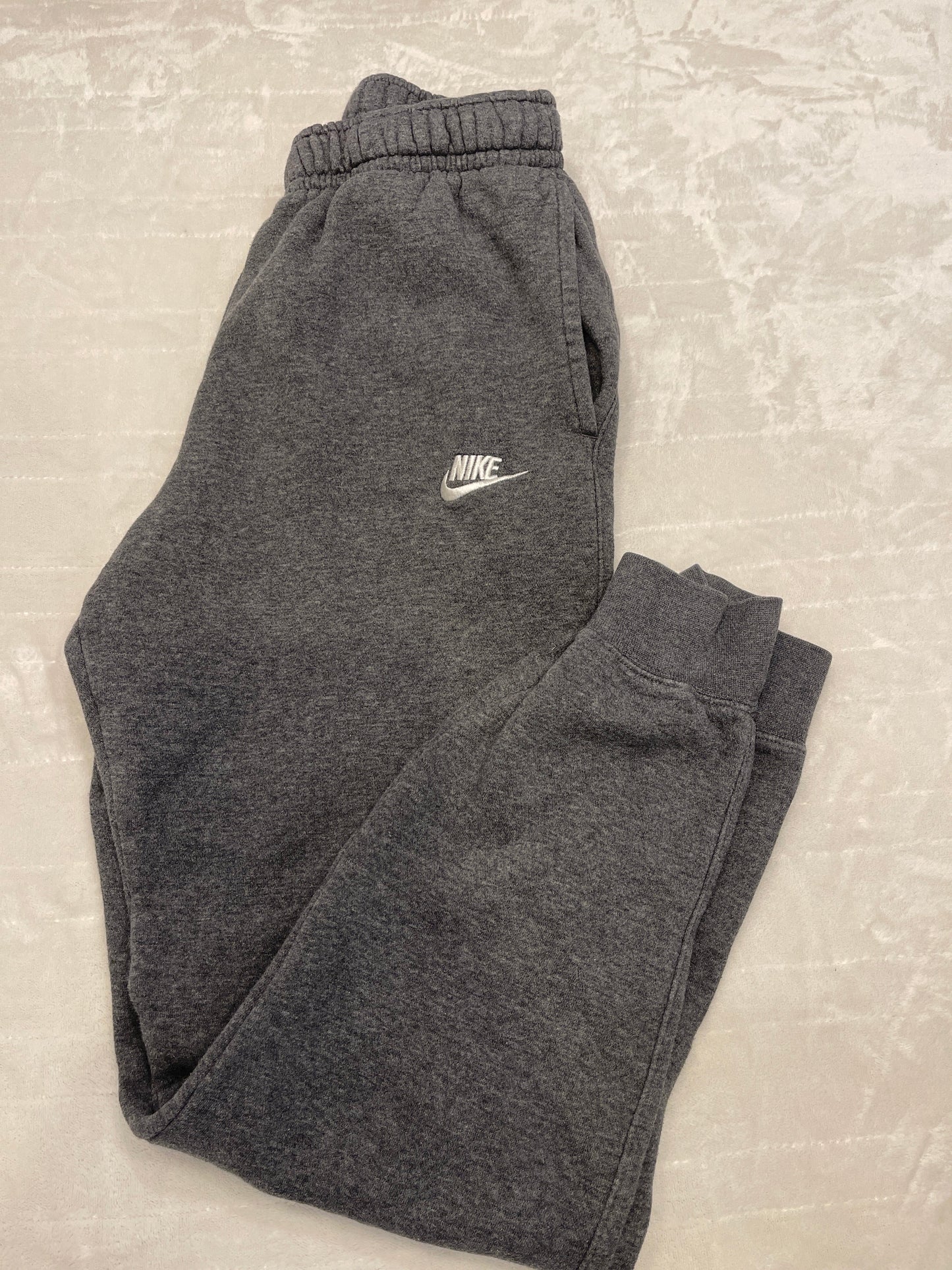 #212 Mens Nike charcoal grey joggers small tall