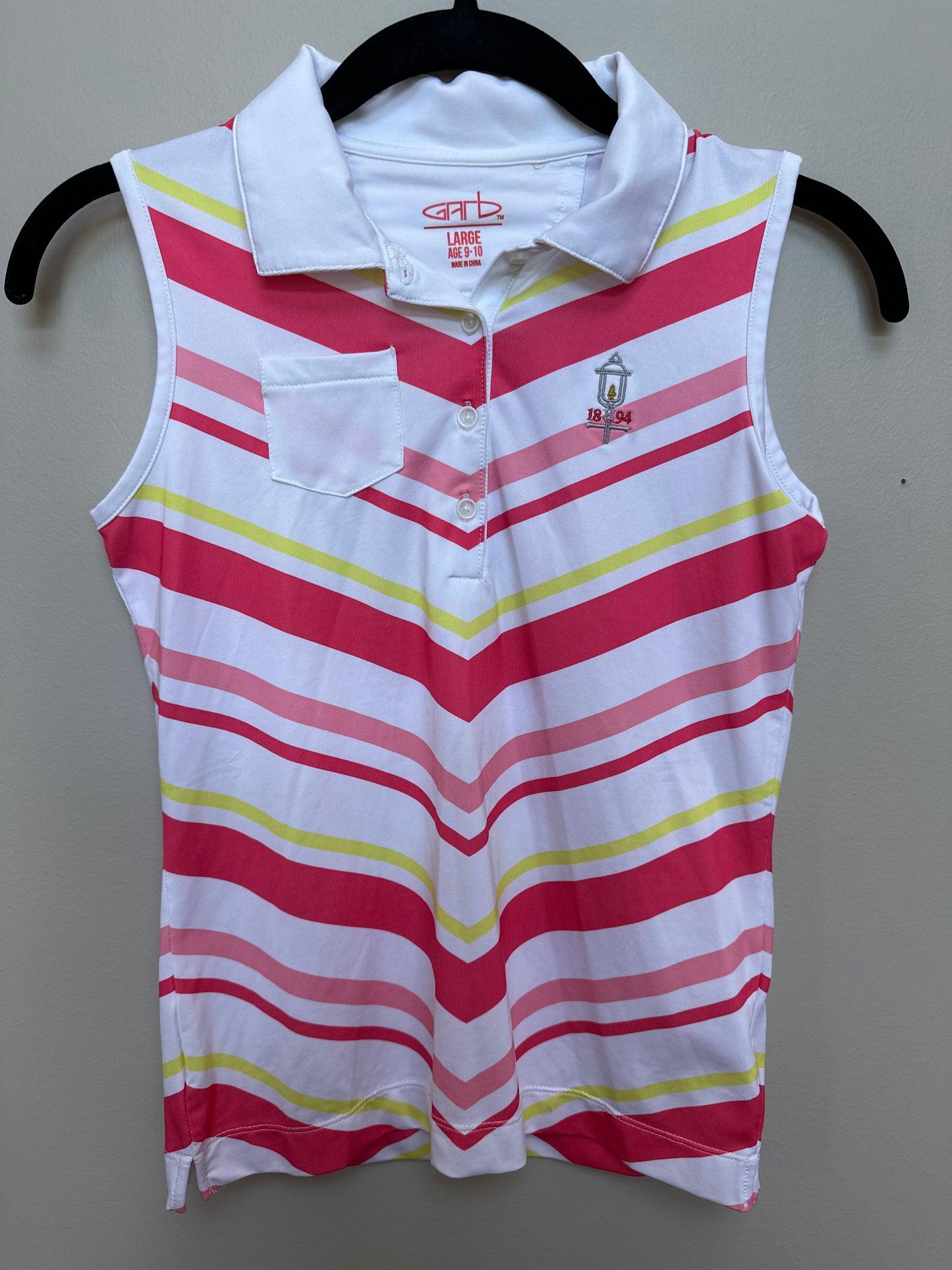 #130 Girls Sz 8/10 Masters Golf Polo Tshirt Dryfit