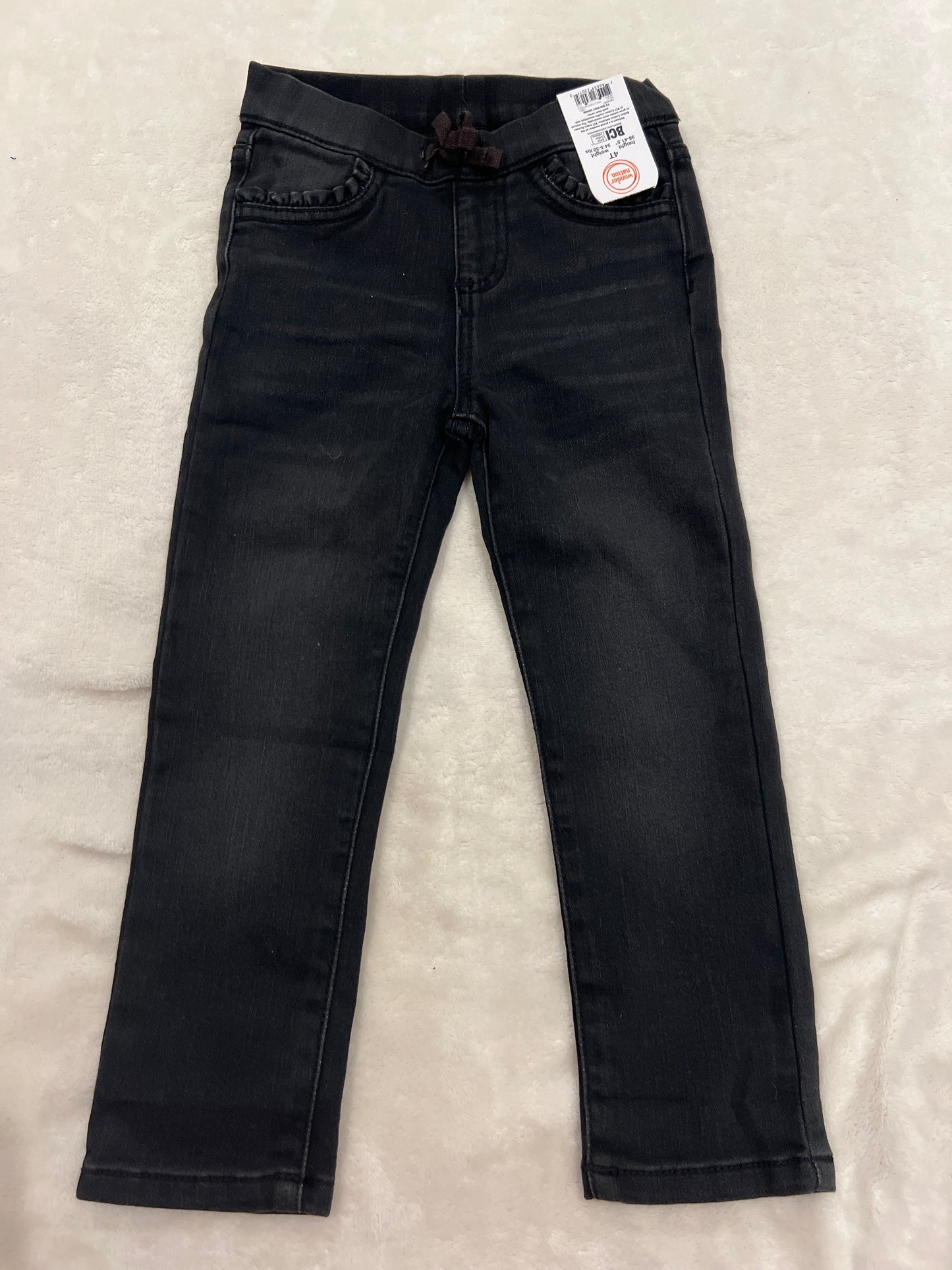 #46 Girls 4t black denim wonder nation nwt (2 of 2 listings)