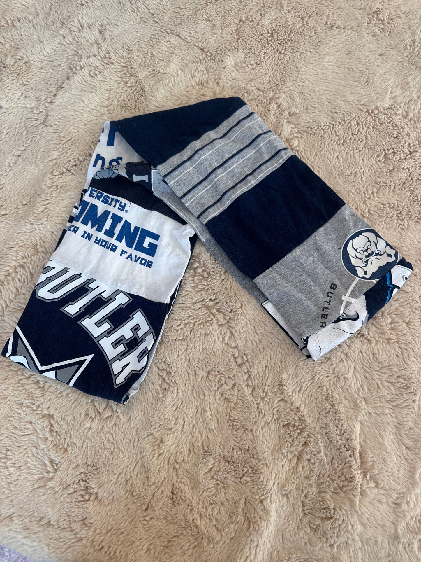 Seller 108 Butler Bulldogs Infinity Scarf- locally made by Loveworn