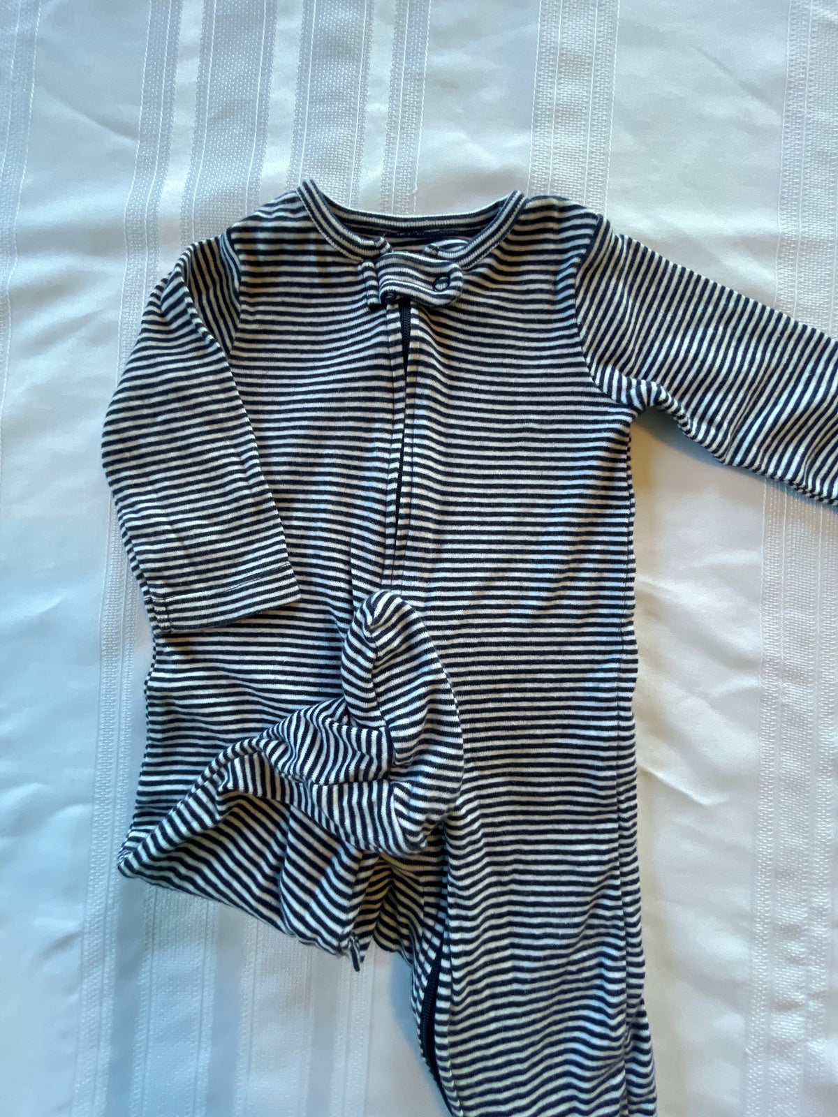 #43 Boys 3-6 mo Child of Mine footed romper EUC