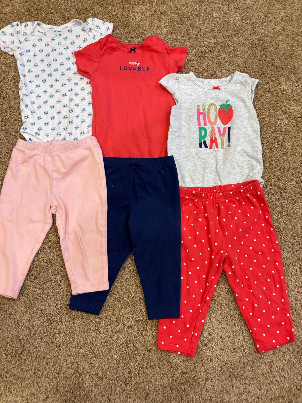 #47 girls 9mo Carter’s bundle