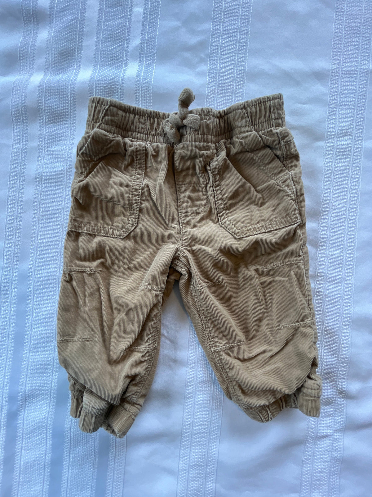 #43 Boys 3-6 mo Gymboree lined pants EUC