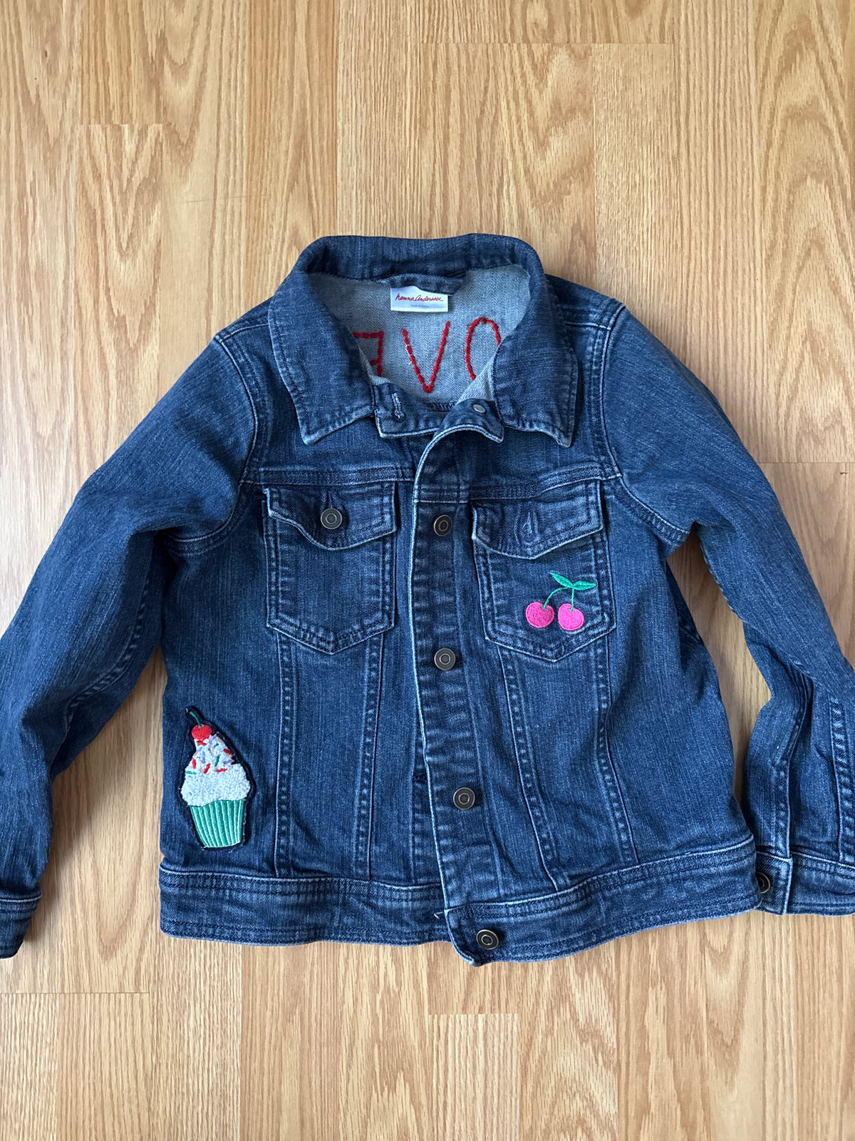 #87 Hanna Andersson size 8 girls loved jacket VGUC