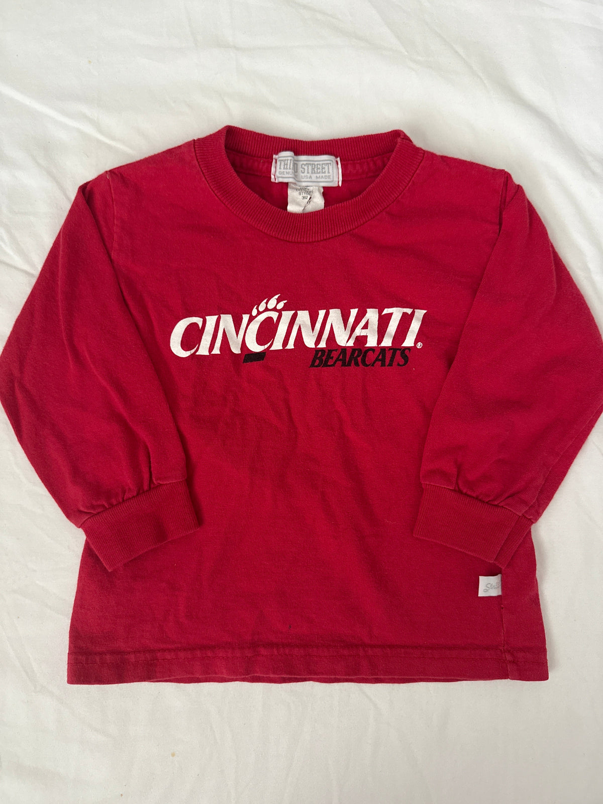 Seller # 19 University of Cincinnati Long Sleeve Tshirt 2T