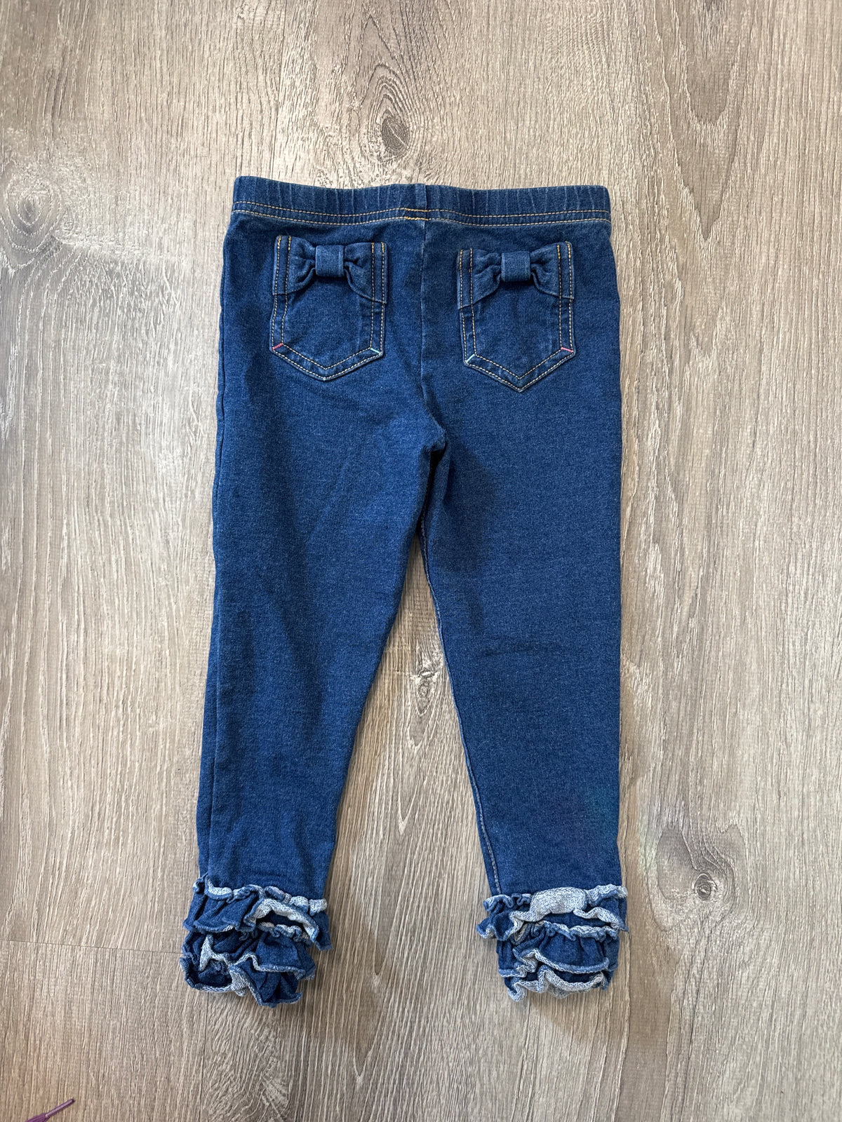 #149 Girls size 4 Matilda Jane jeggings with bow pockets