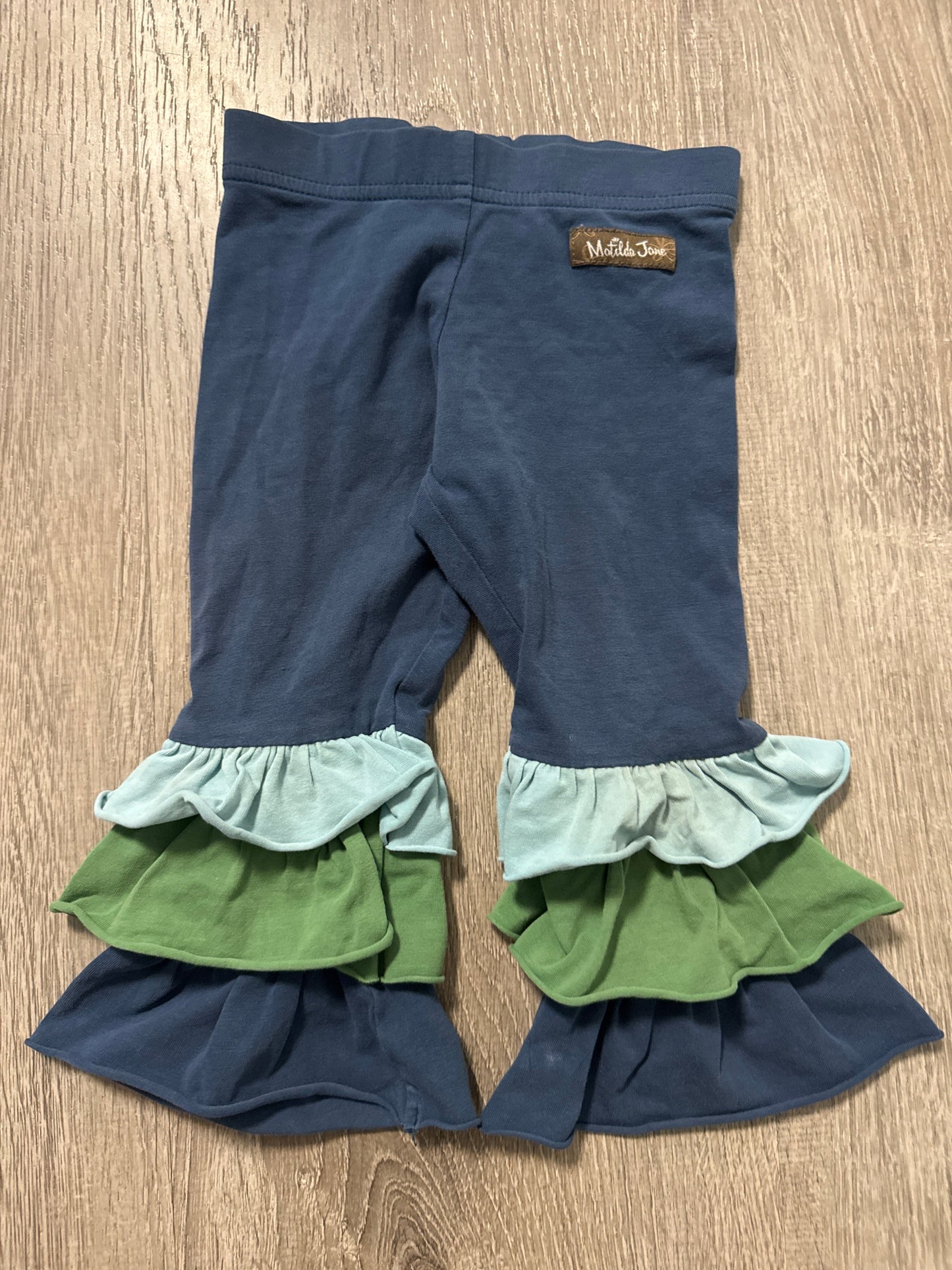 #149 Girls 18m Matilda Jane Paint by Numbers ruffle leggings