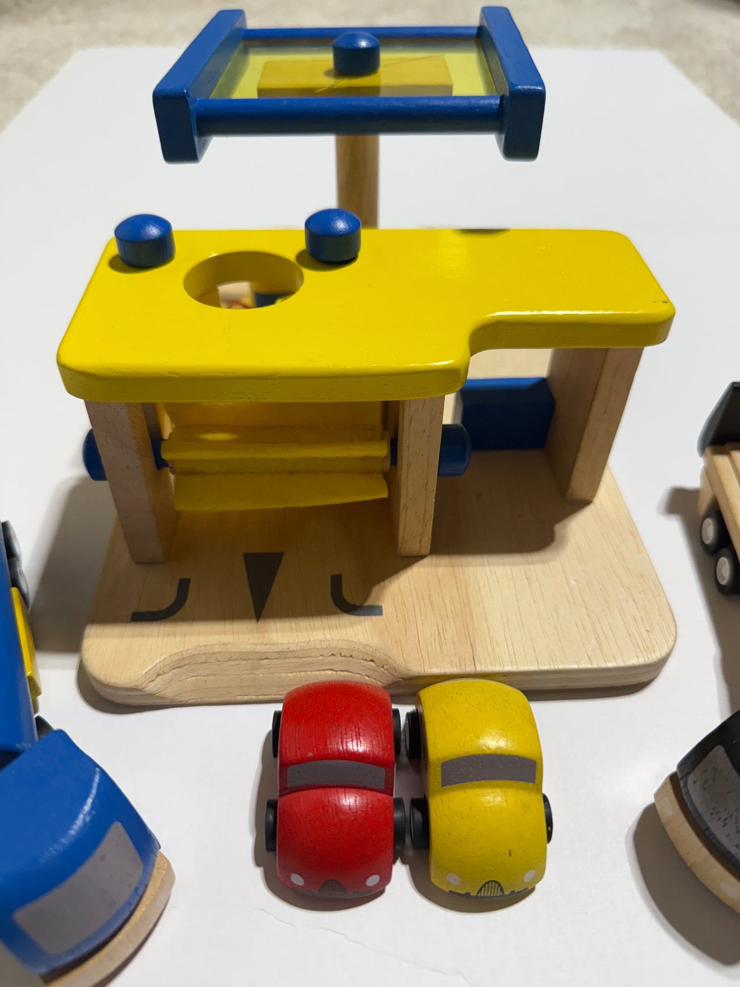 Seller #216, PlanToys wooden car wash play set