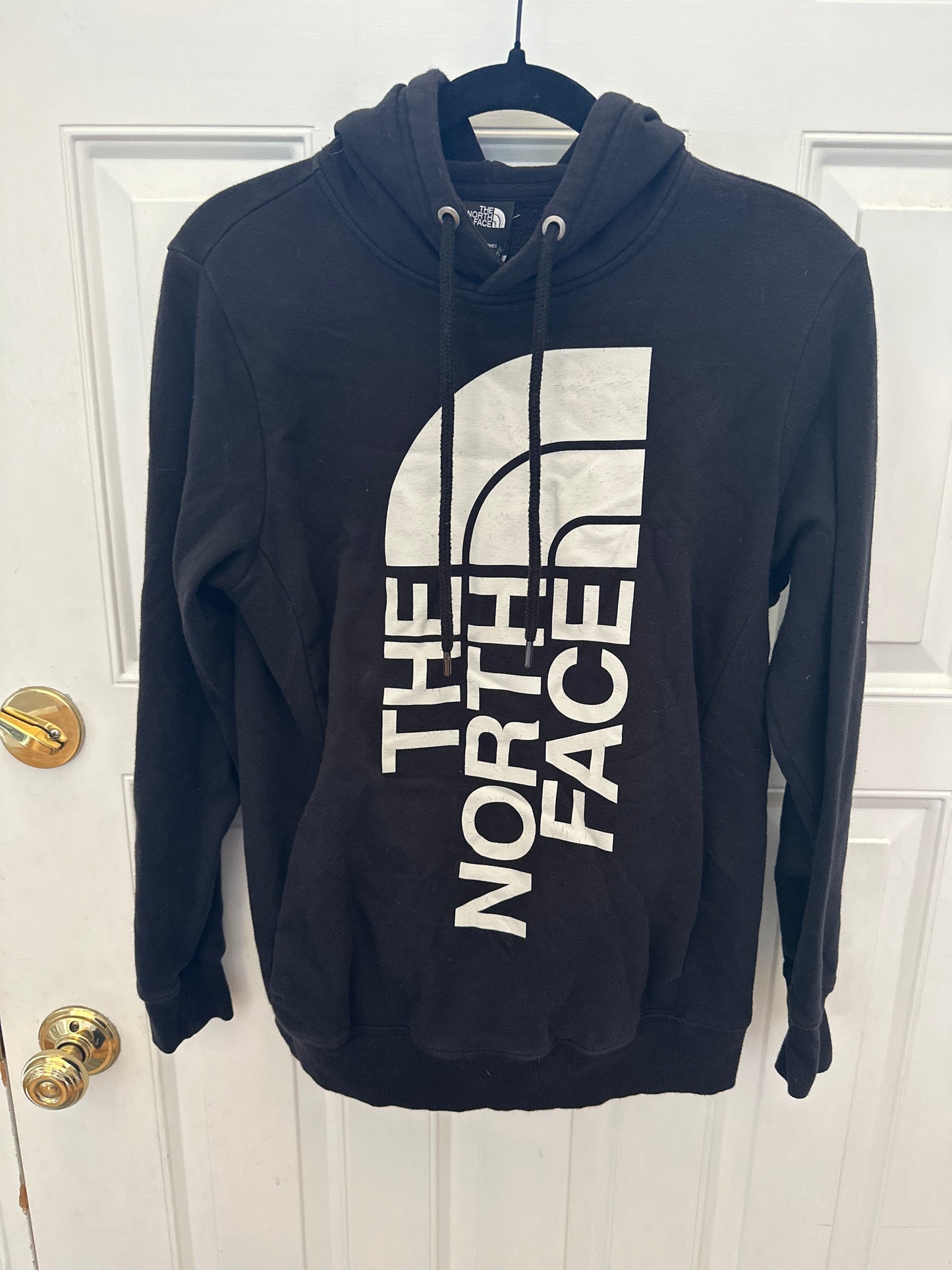 #133 North Face Womens Sz Small Hooded Sweatshirt Logo