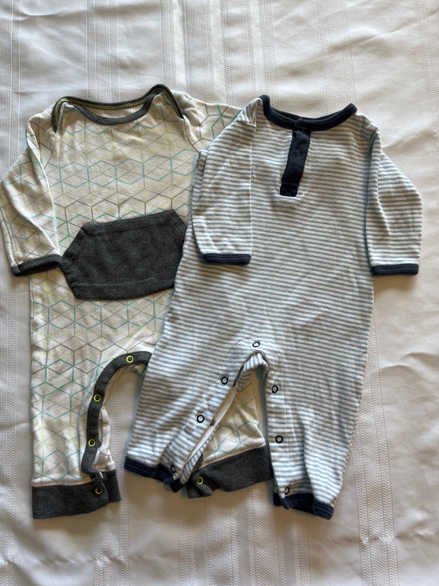 #29 3-6 mo long sleeve one piece EUC