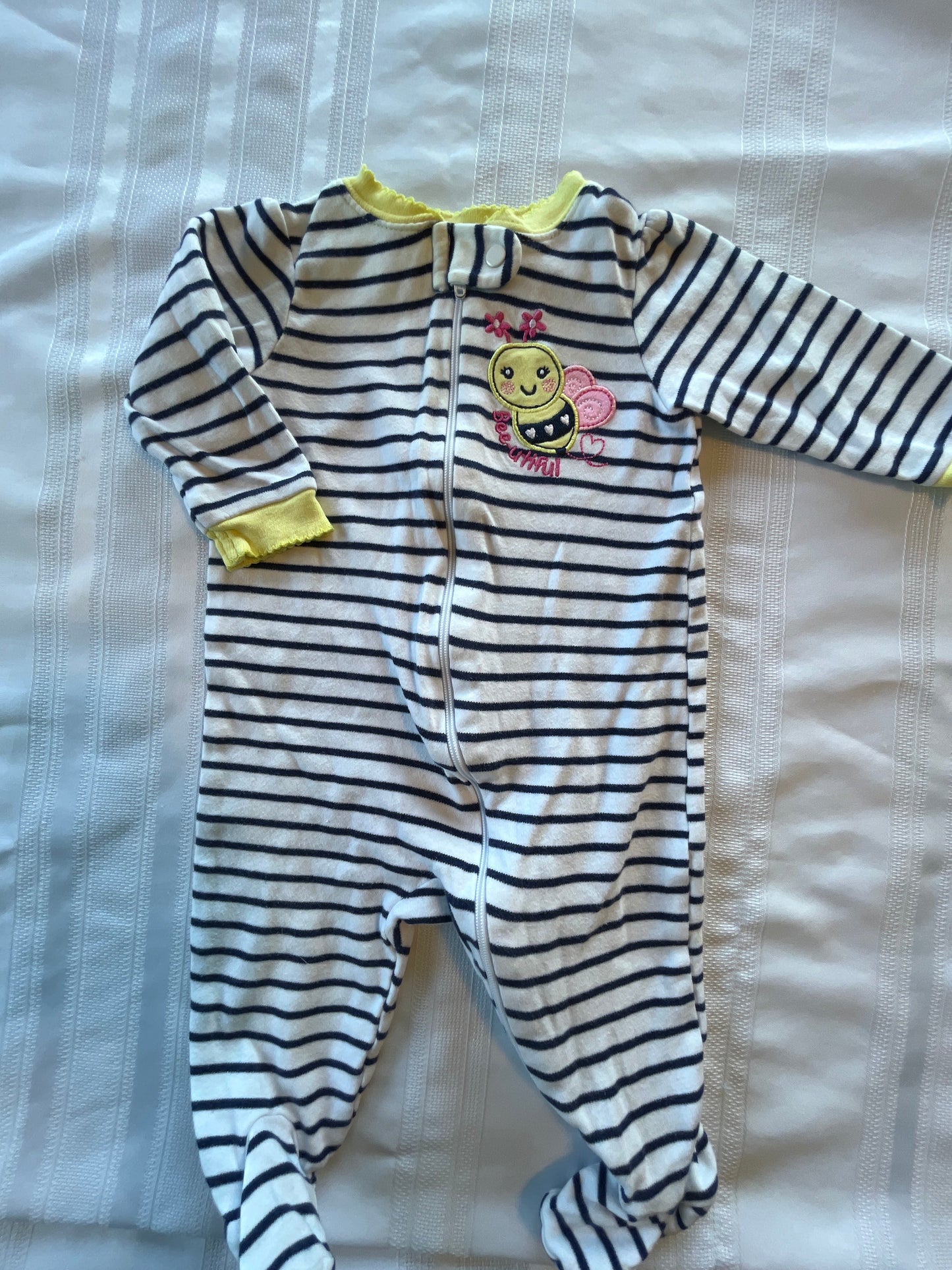 #43 Girls 3-6 mo Garanimals Footed romper EUC