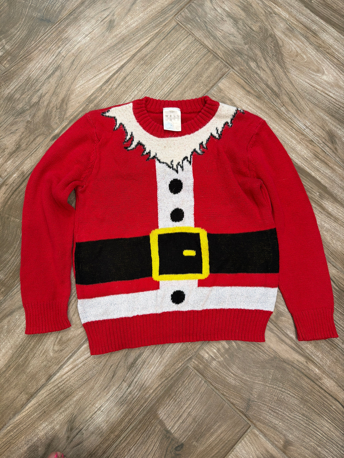 #198 size extra small Santa sweater