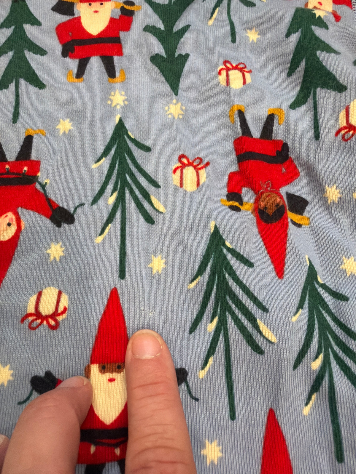 #198 Hanna Anderson Santa pj Top