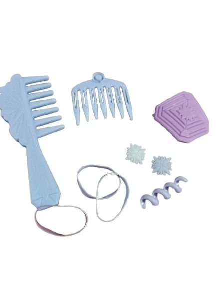 #7 Elsa Hair Dollhead w/ accessories