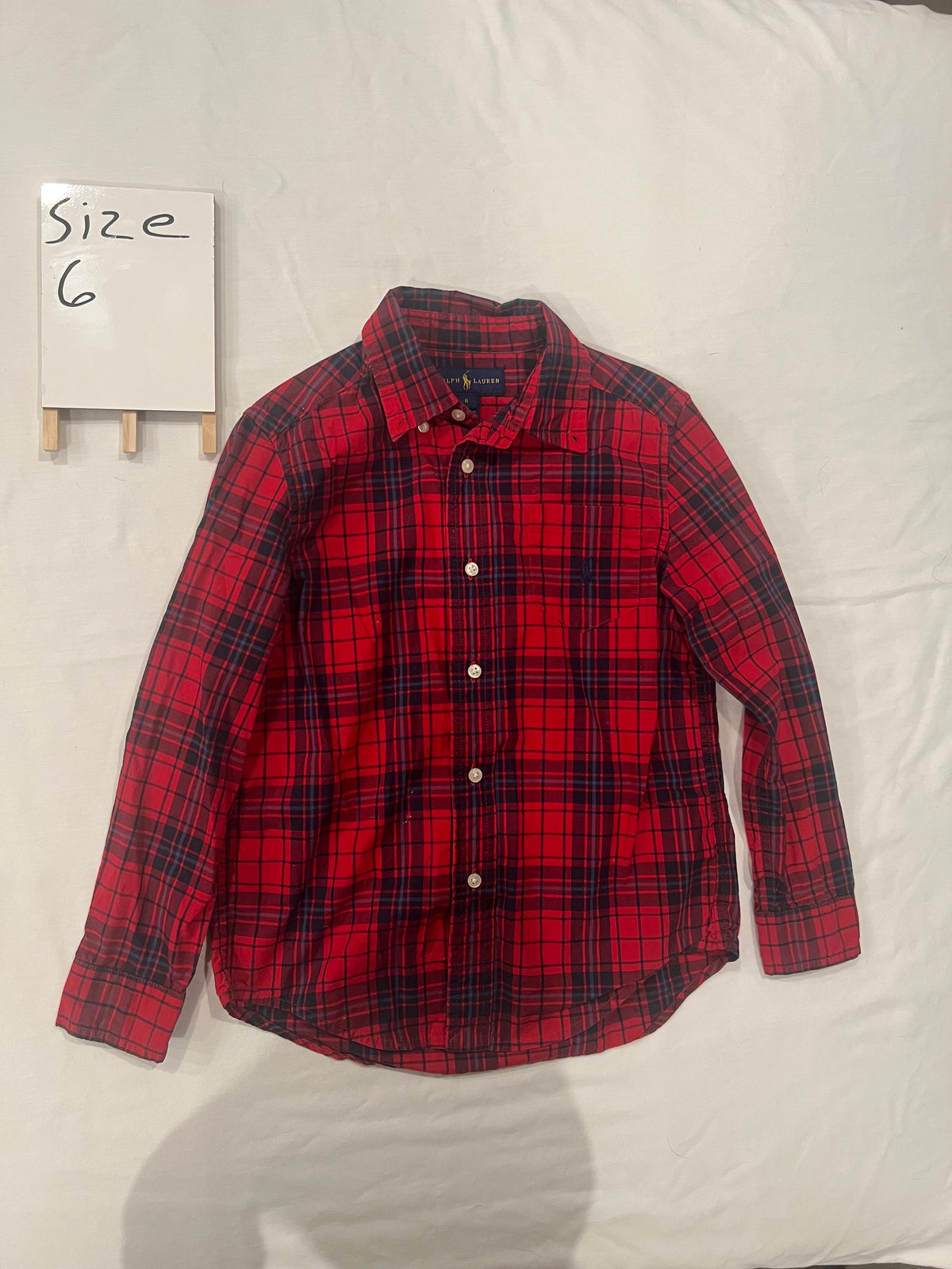 #24 size 6 Ralph Lauren button down