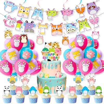 104 - Squishmallow Birthday Decotions