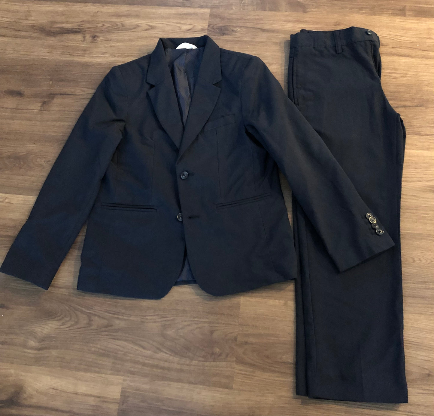 #82 Target navy suit boys size 10