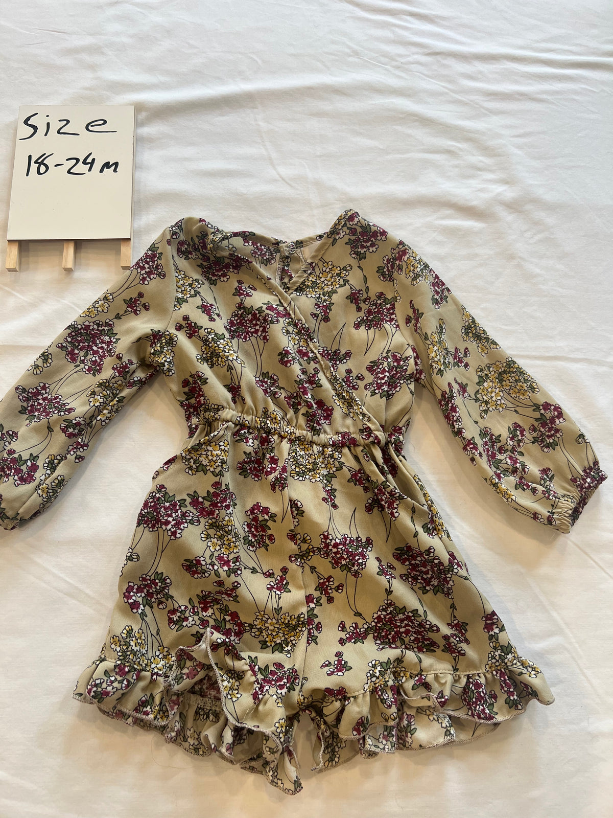 #24 size 18-24 months fall romper
