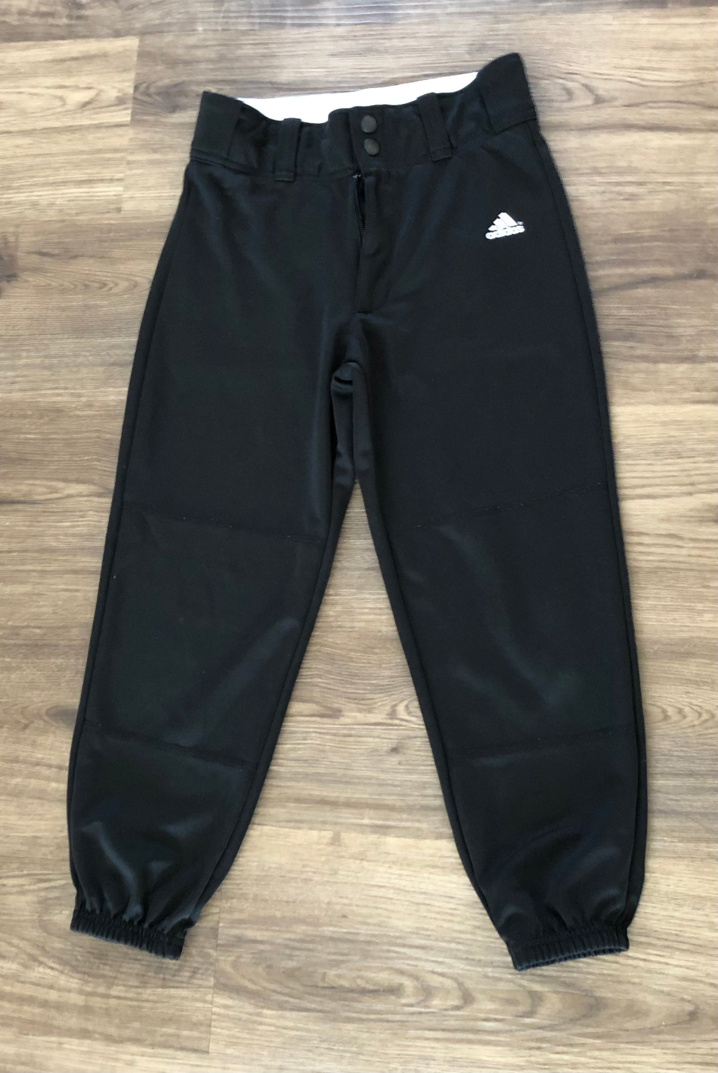 #82 Adidas black baseball pants boys medium