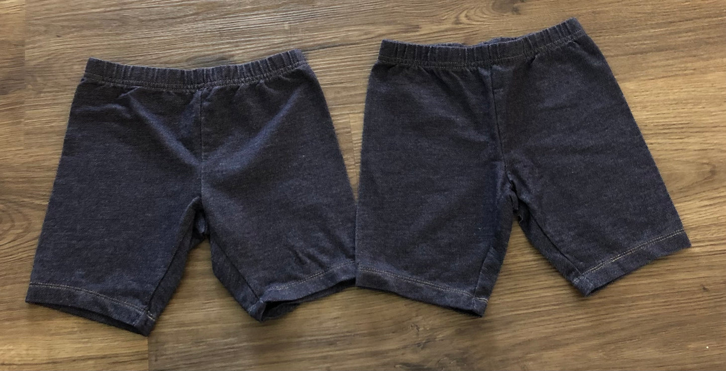 #82 Carters kid cartwheel shorts girls size 6/6x