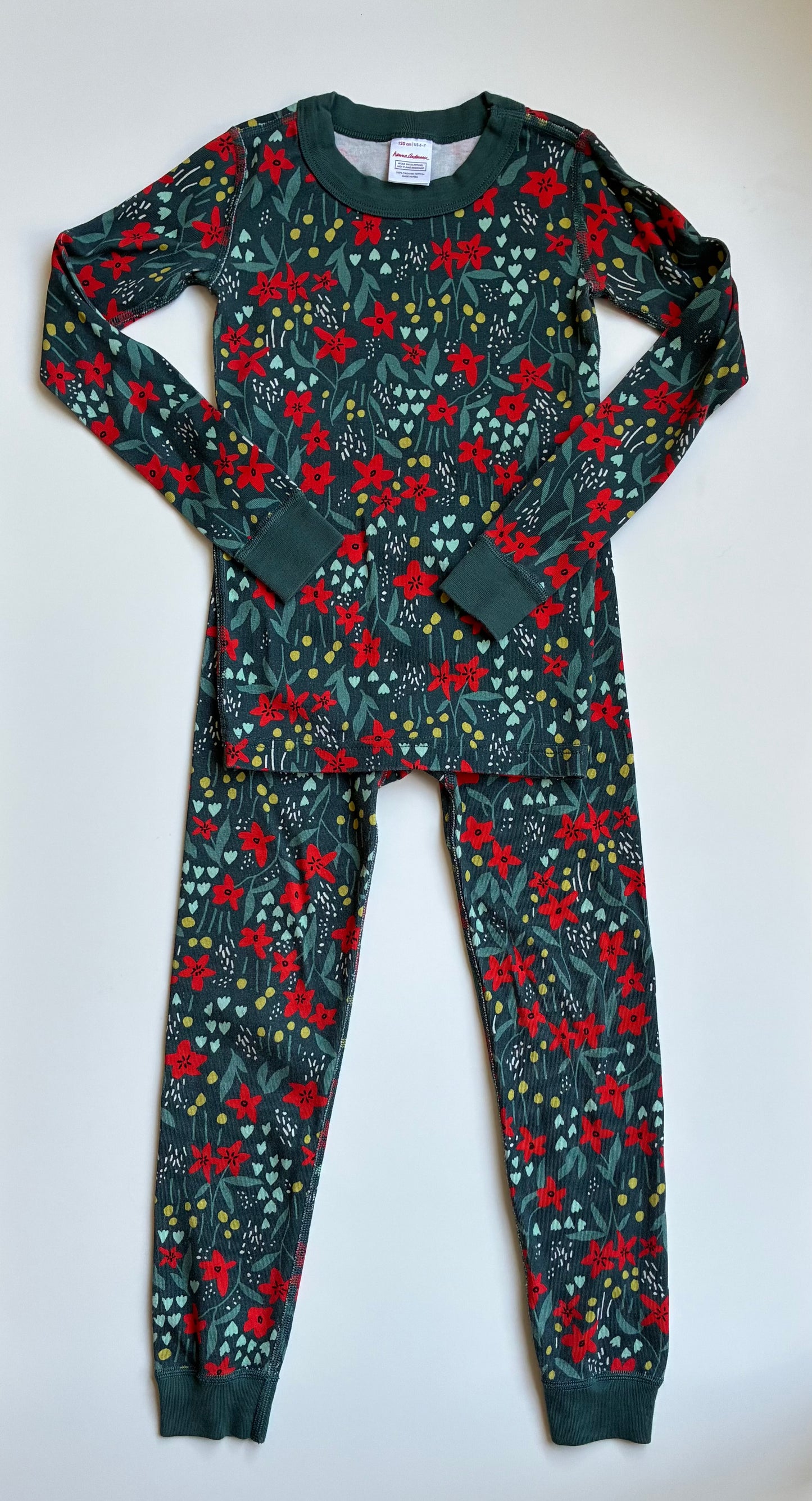 Seller 122 Hanna Winter Floral PJs Size 6/7