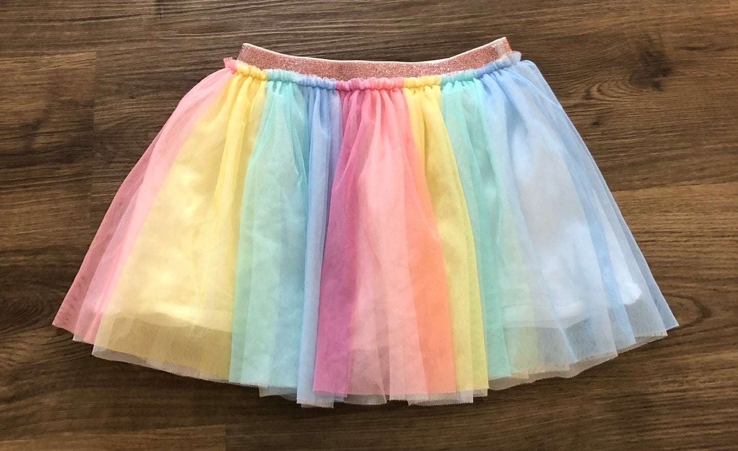 #82 Rainbow girls skirt size 6