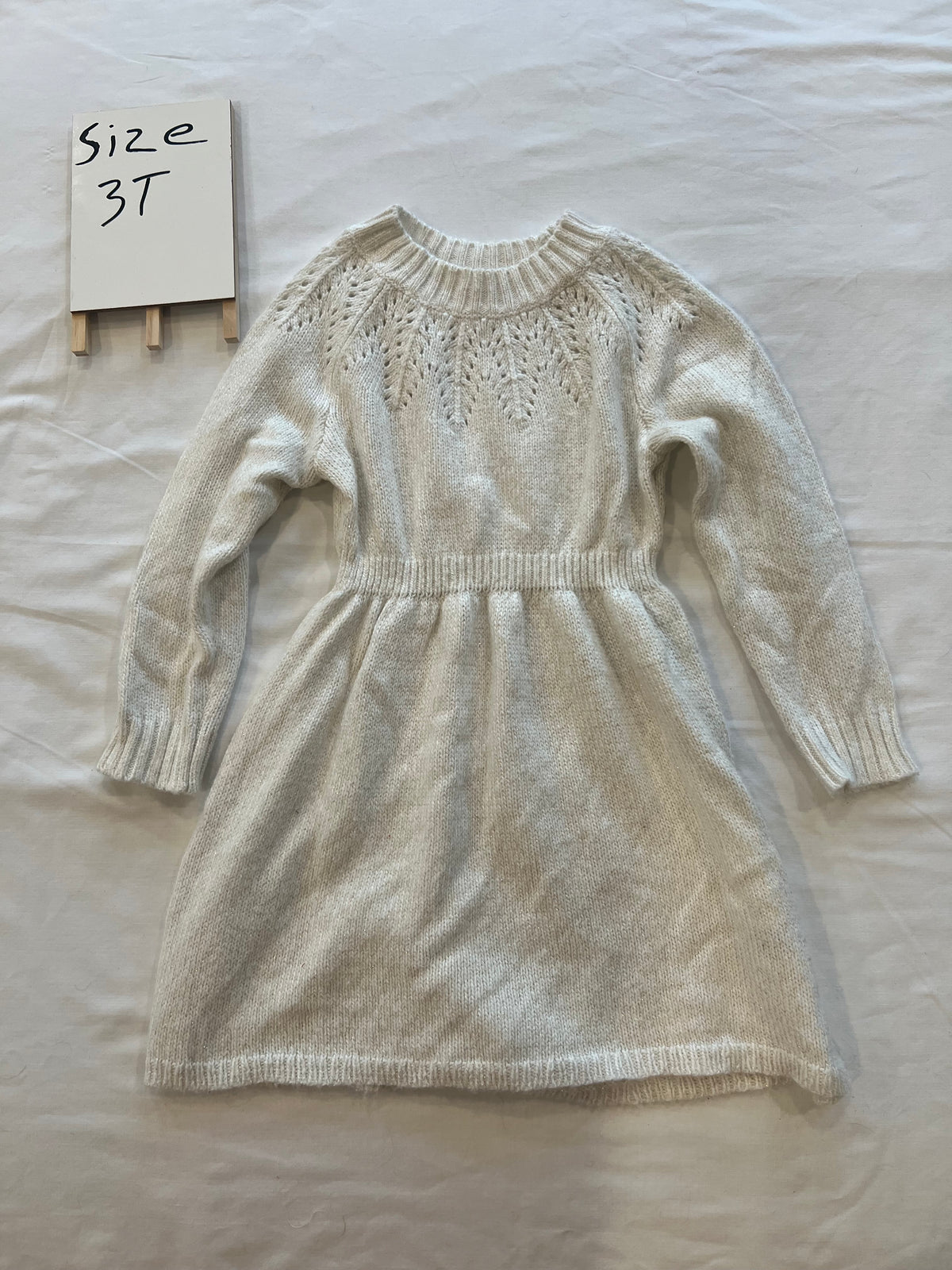 #24 3T cat and Jack beige dress
