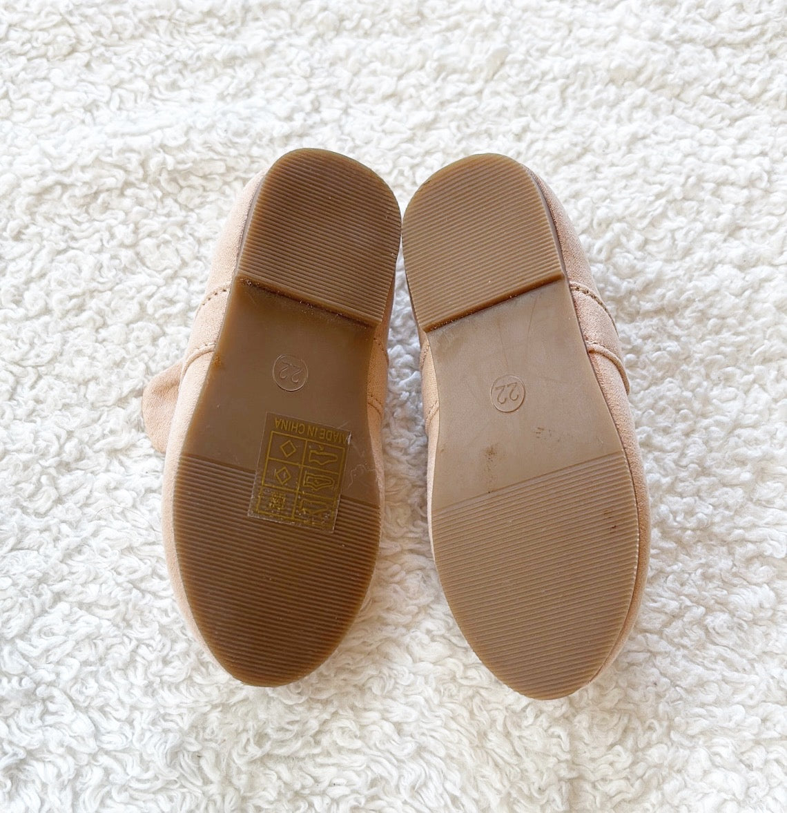 #58 Meckior Girls Size 4.5 Pink Ballet Flats