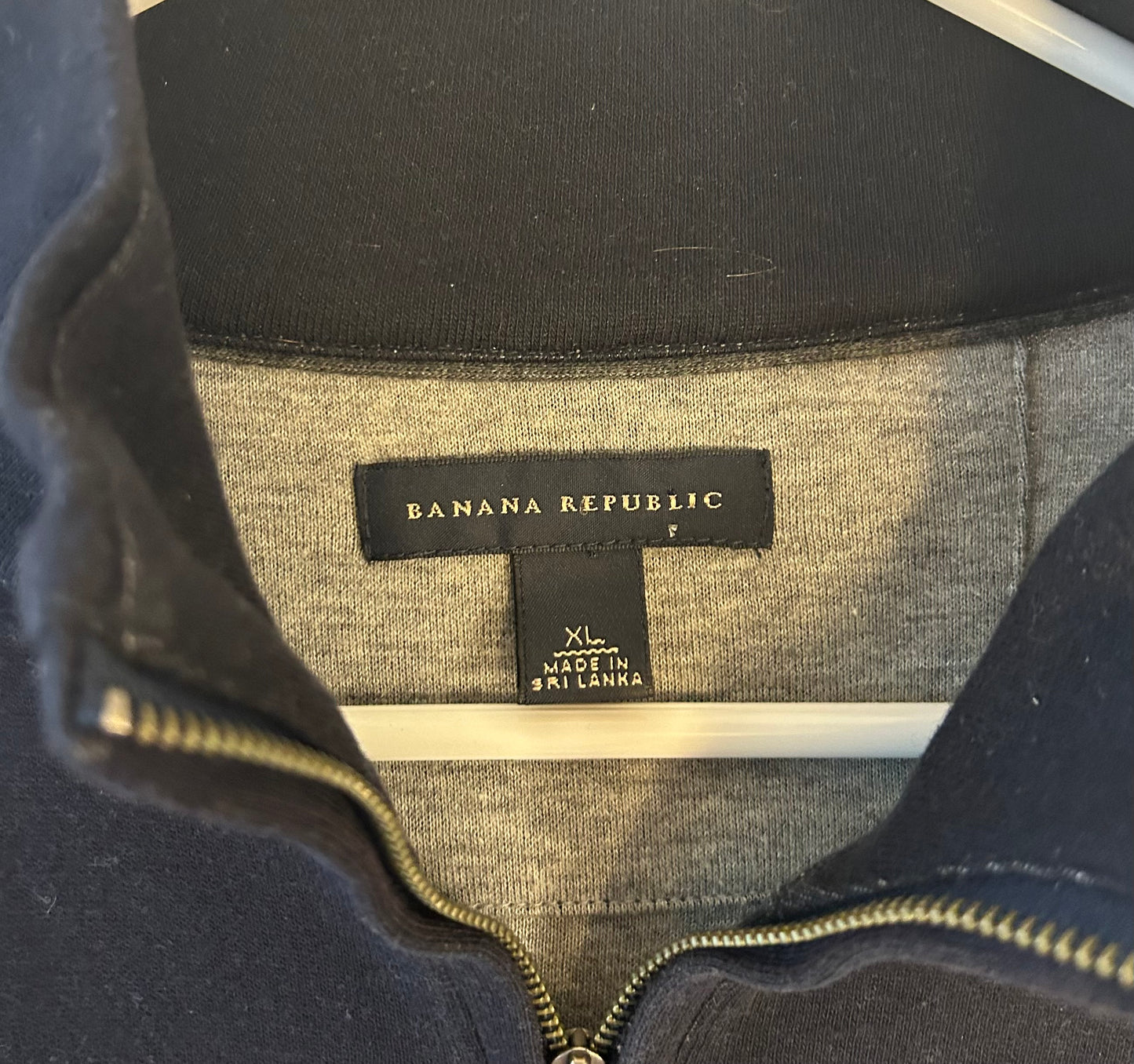 #18 Banana Republic quarter zip sweater men’s XL