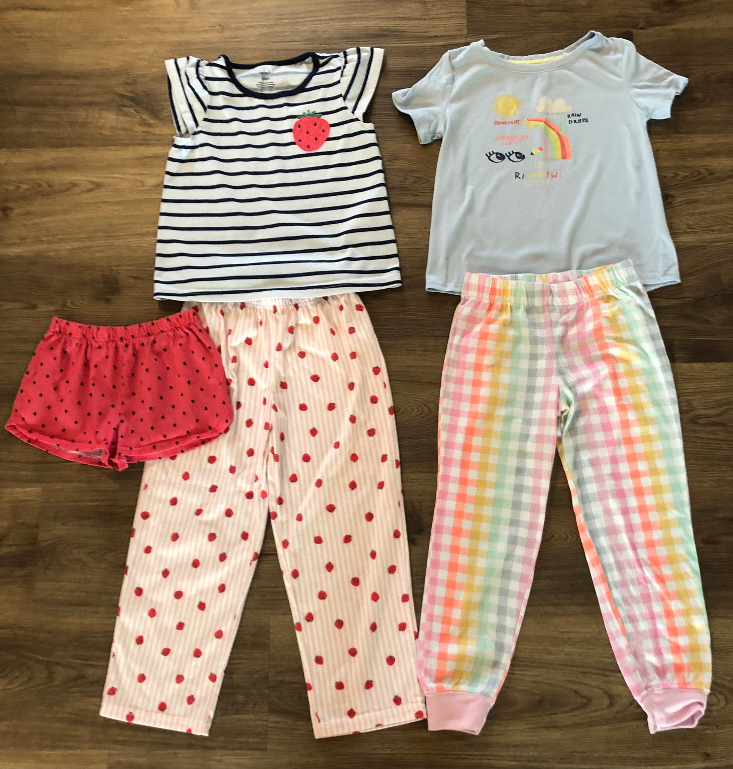 #82 Girls pajamas bundle size 6/6x