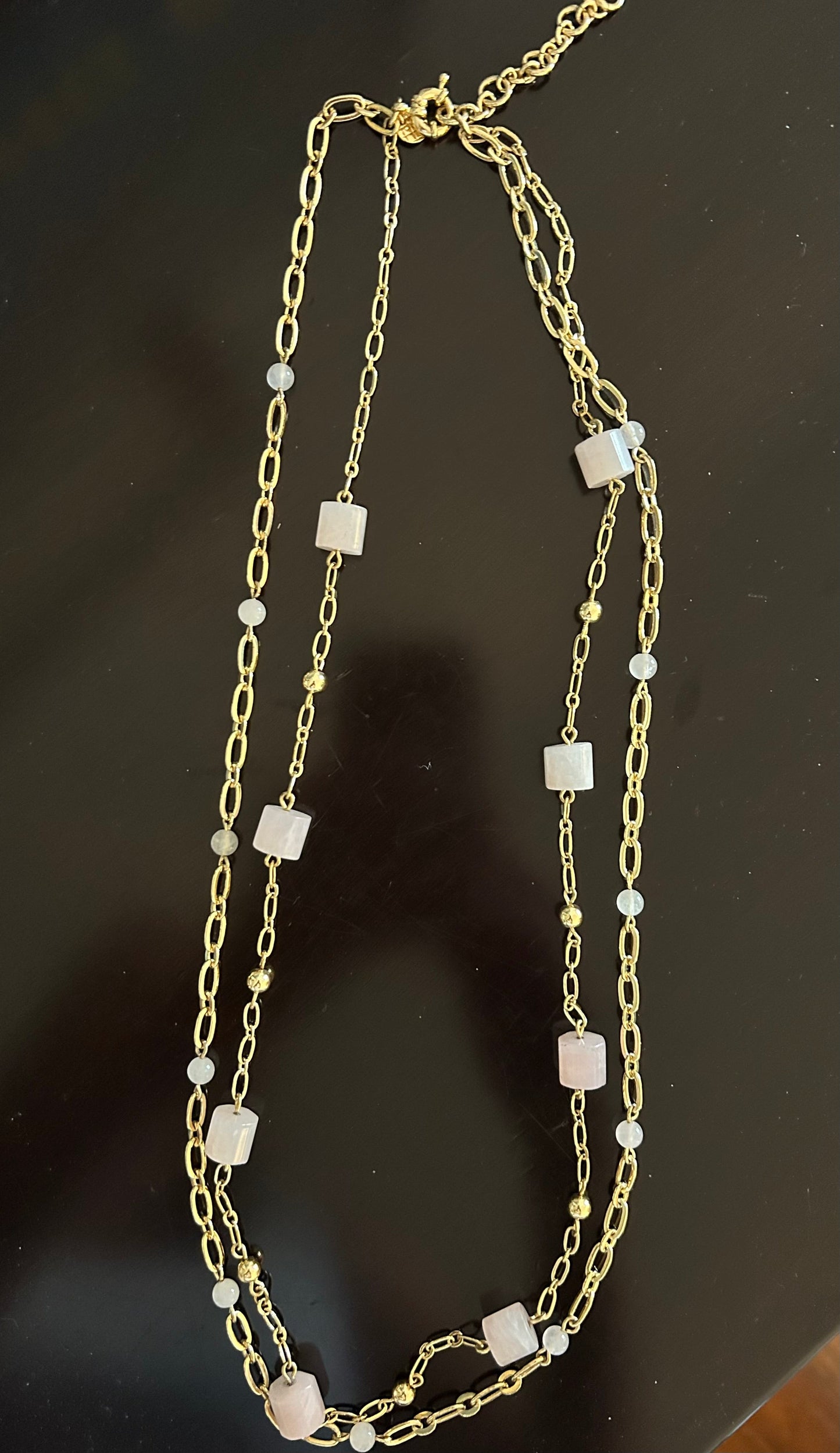 #18 Reduced! Talbots gold and pink necklace