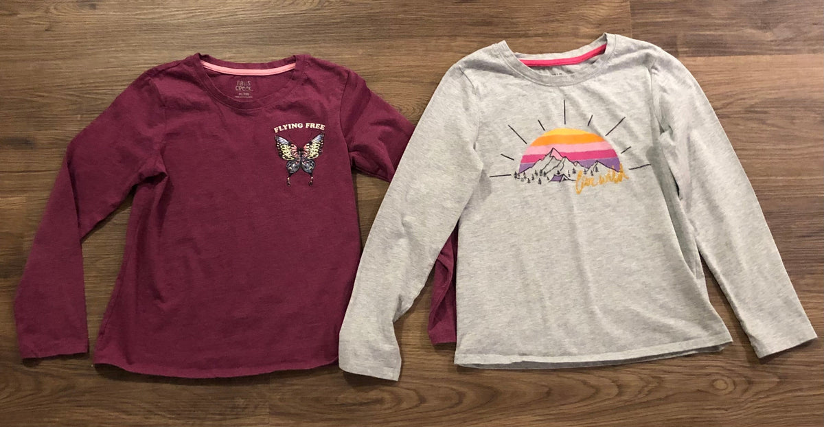 #137 Girls shirts size 7/8