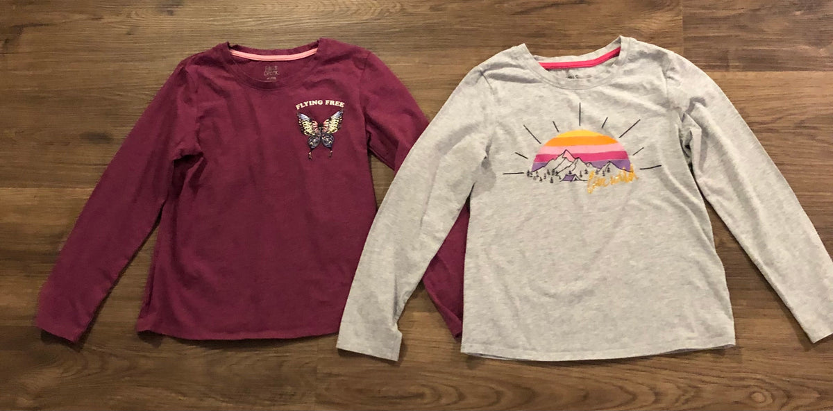 #137 Girls shirts size 7/8