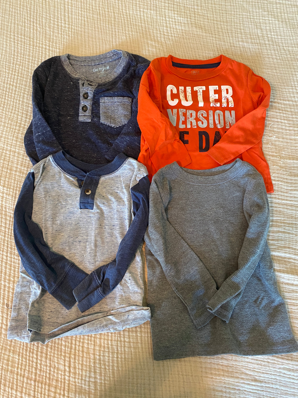 #63-18 month long sleeve shirts