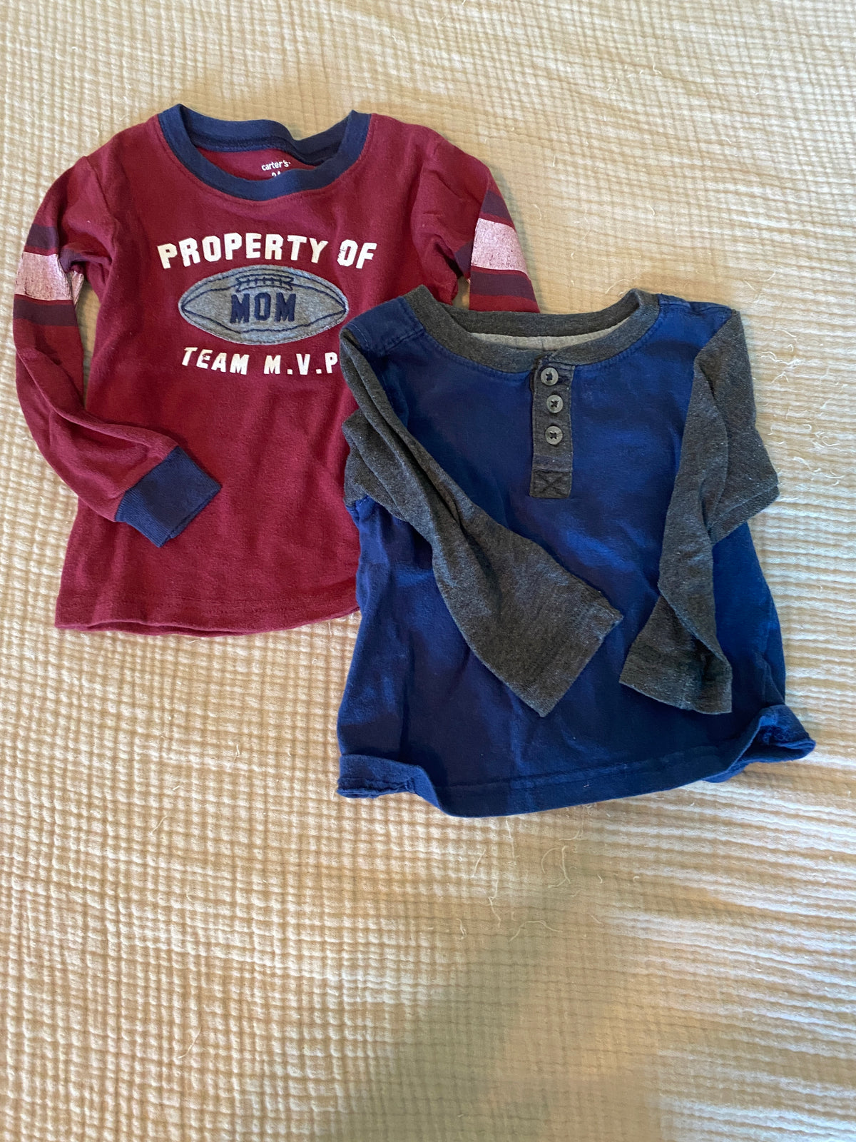 #63-boys long sleeve shirts (2T)